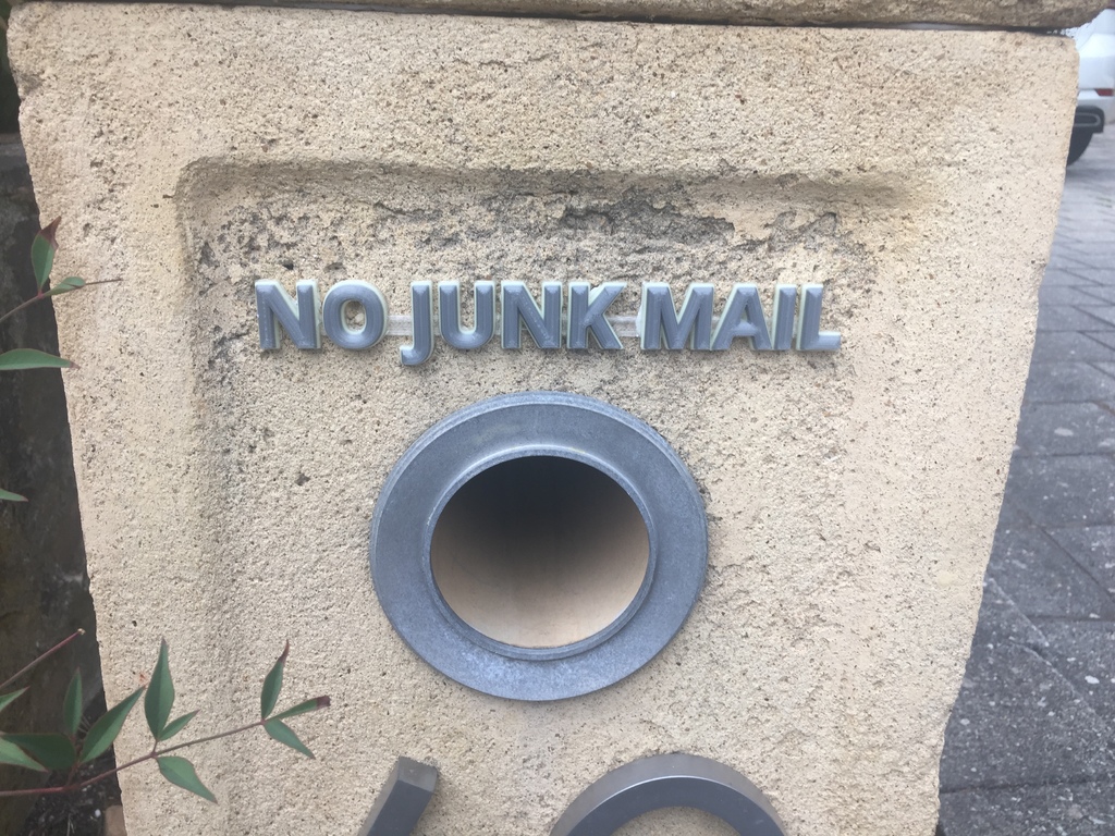 No Junk Mail