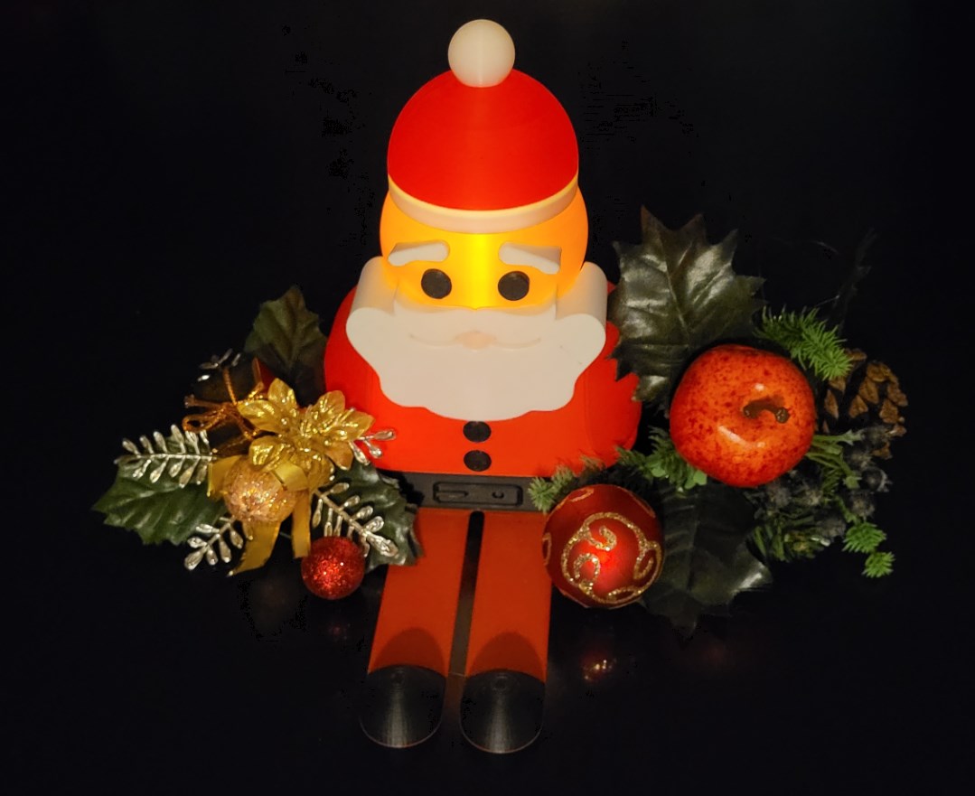 Leucht-Weihnachtsmann - Illuminated Santa Claus