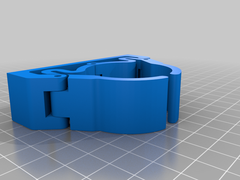 Miniatura 11 do modelo 3D Customisable Latching Broom Holder