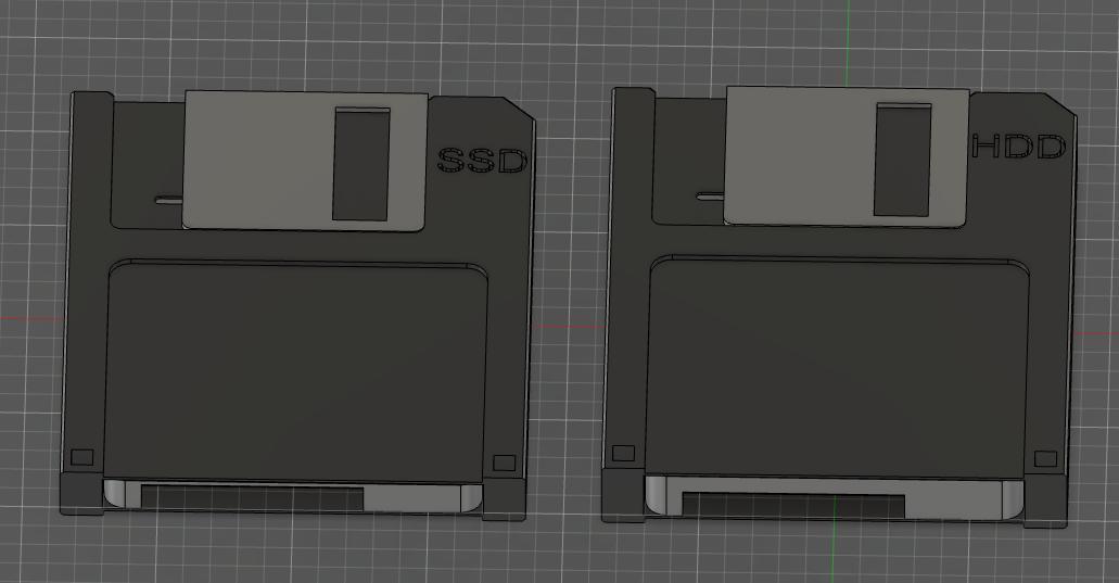 Floppy Disk cases for SSD HDD