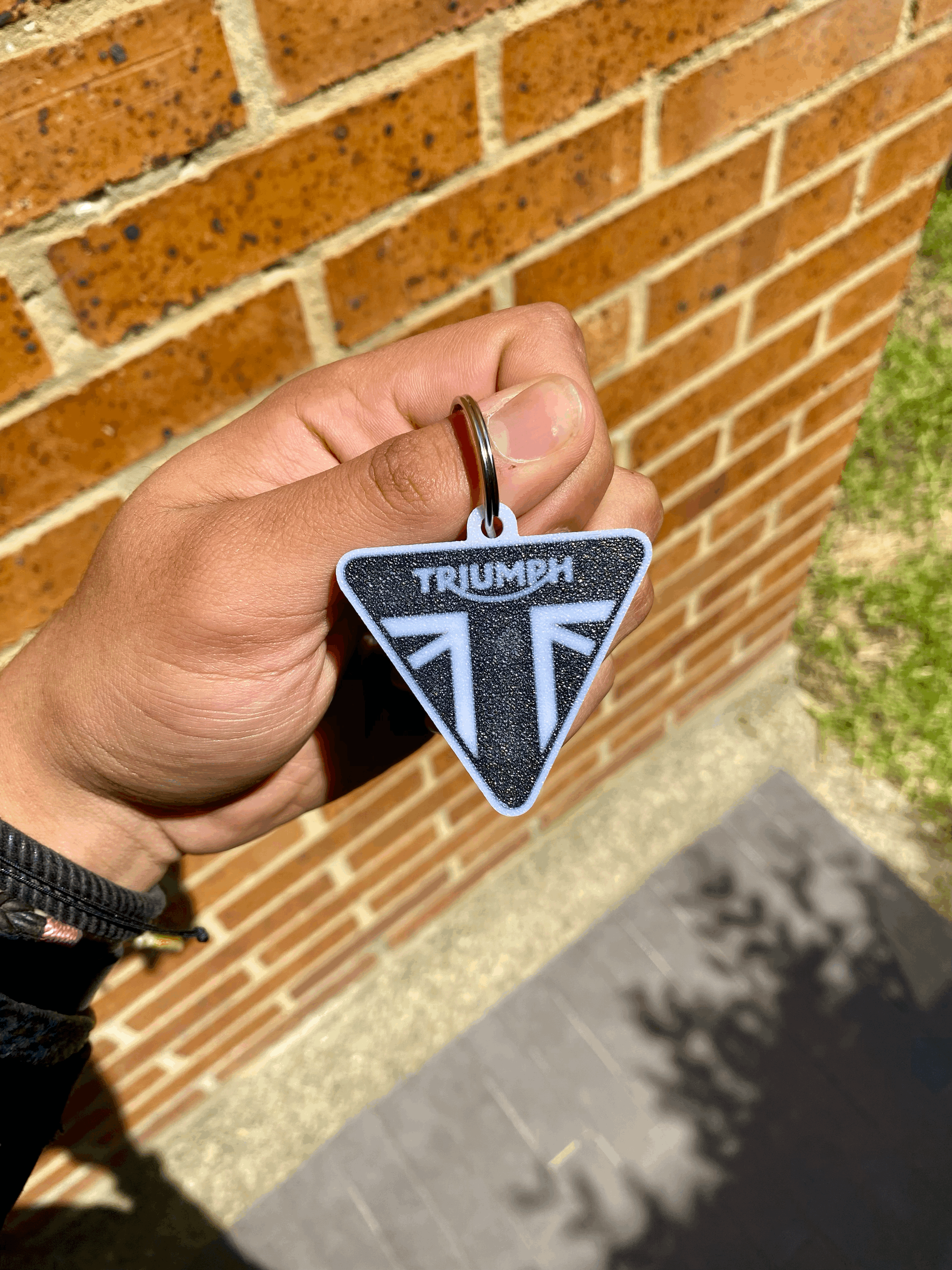 Triumph Motorcycle Keychain