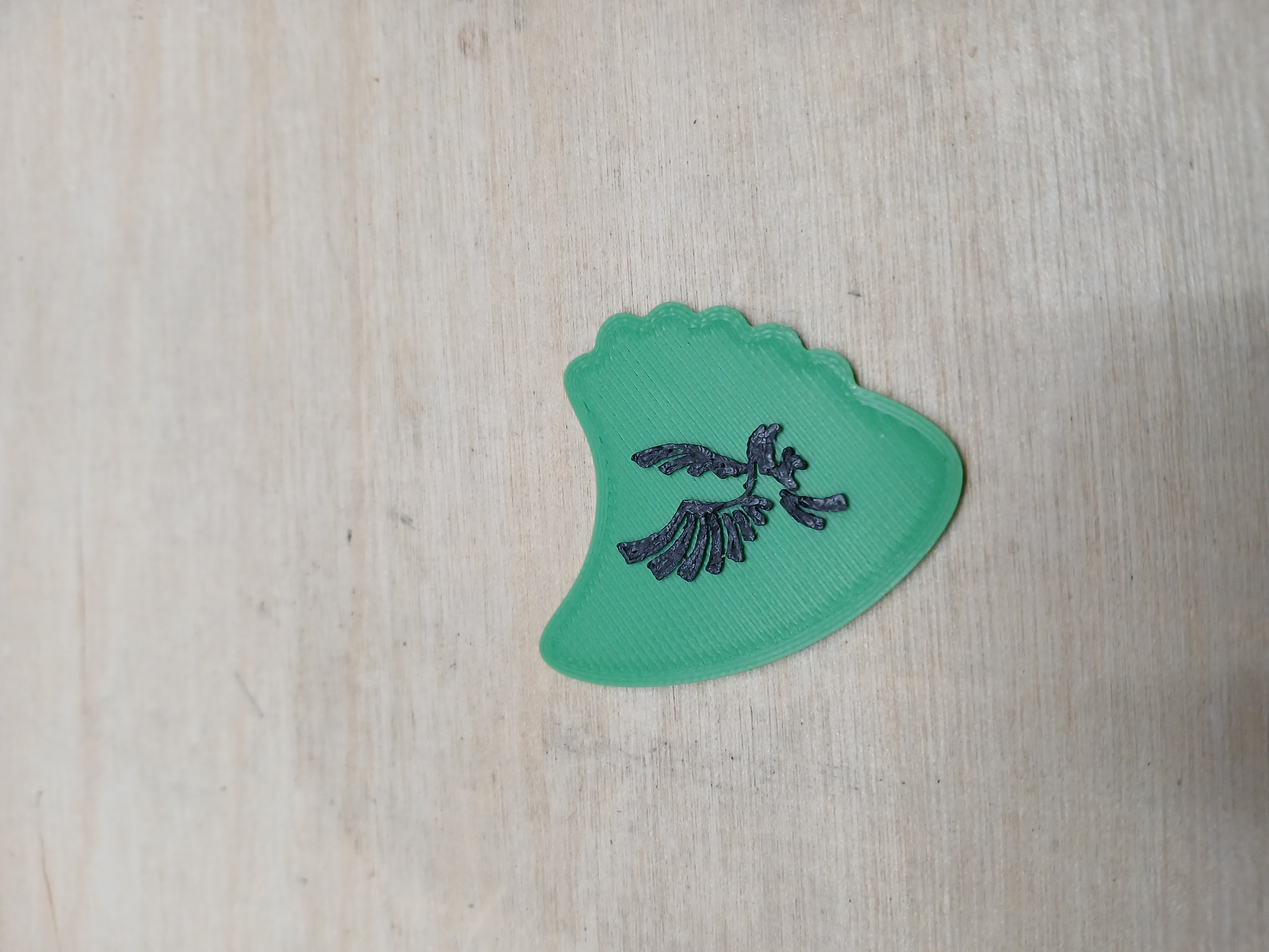 Falcon Guitar Pick 3D model thumbnail