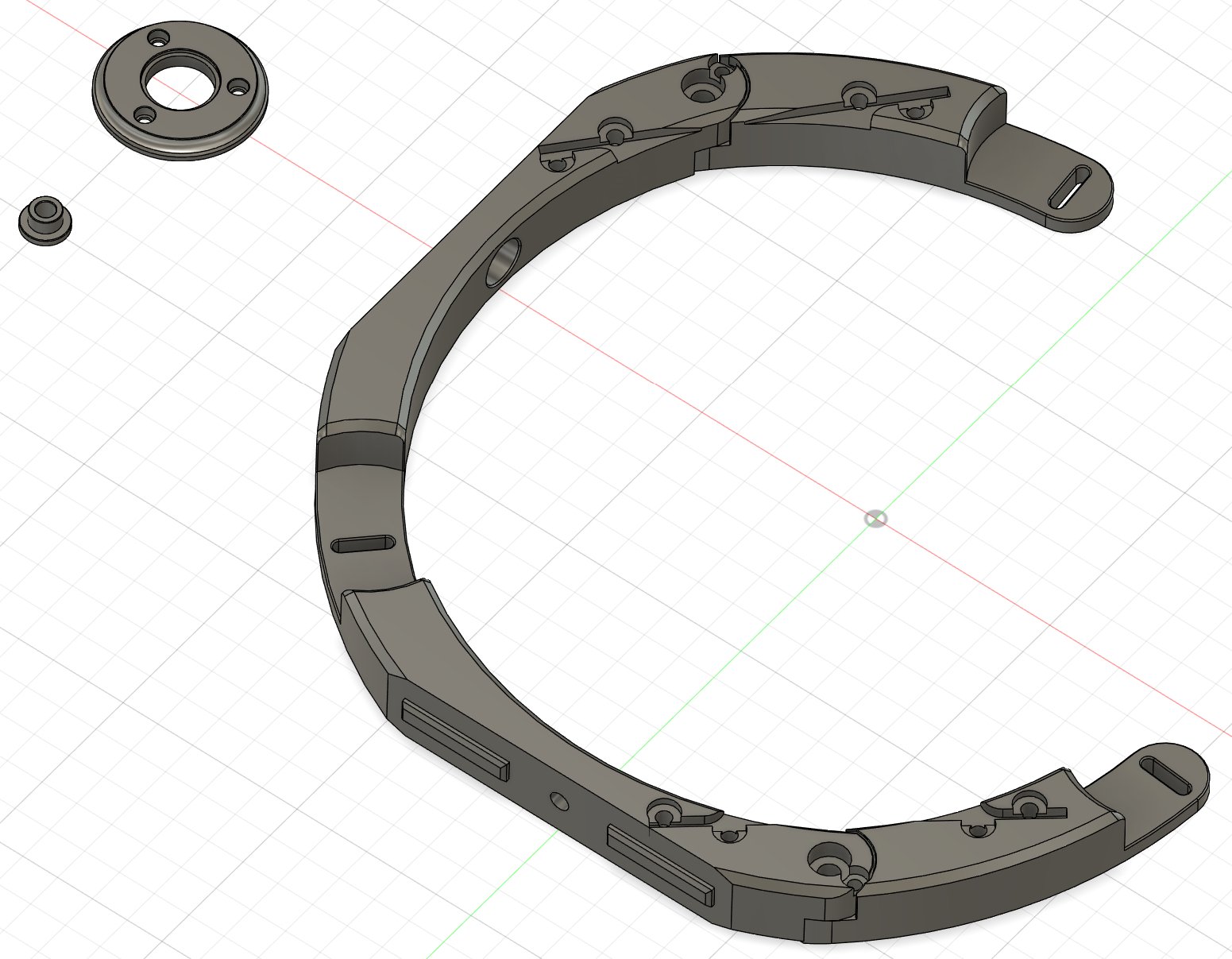Miniatura 2 do modelo 3D Spring Loaded Internal Spool Holder