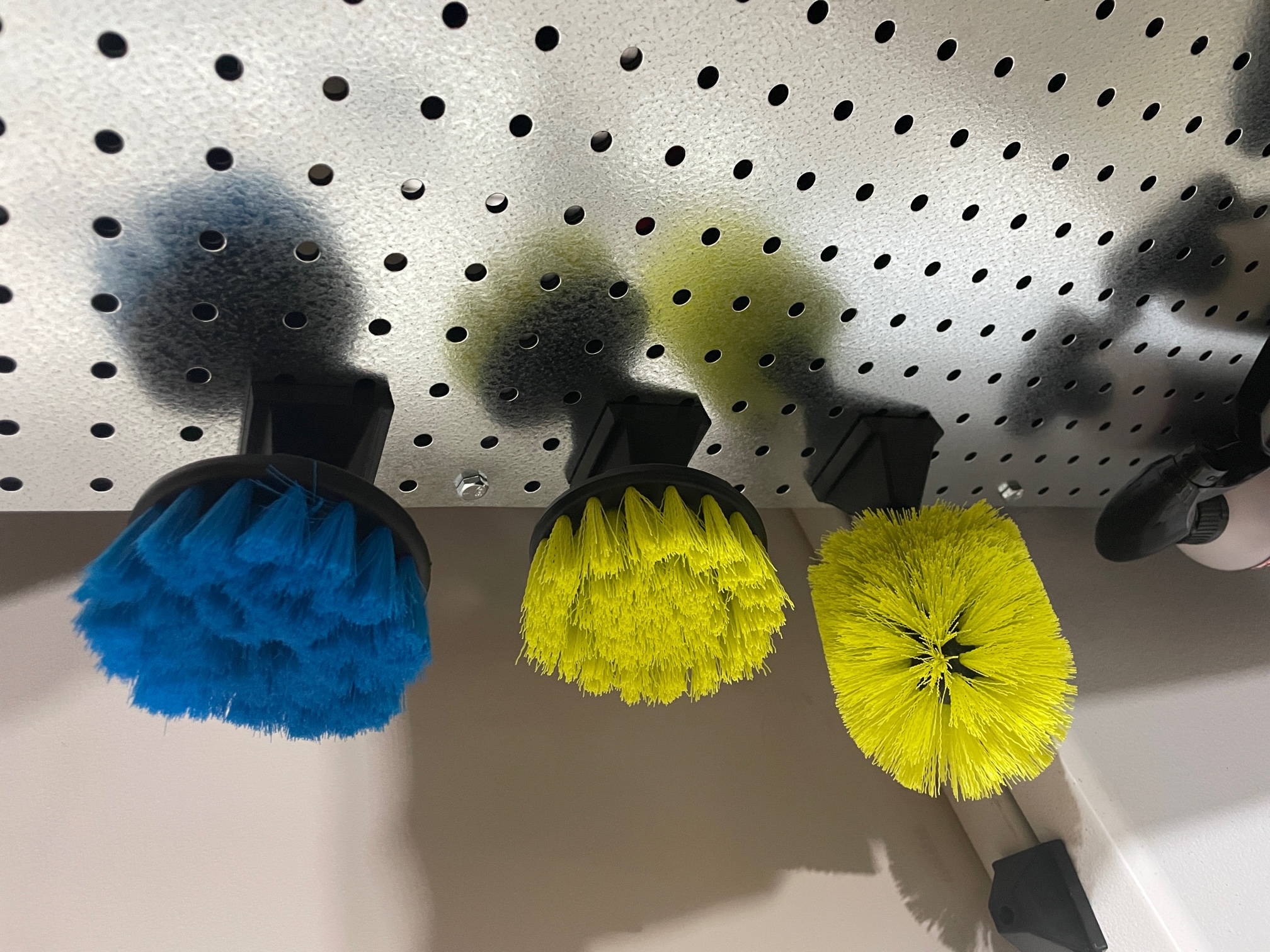 Pegboard Drill Brush Holder 3D model thumbnail