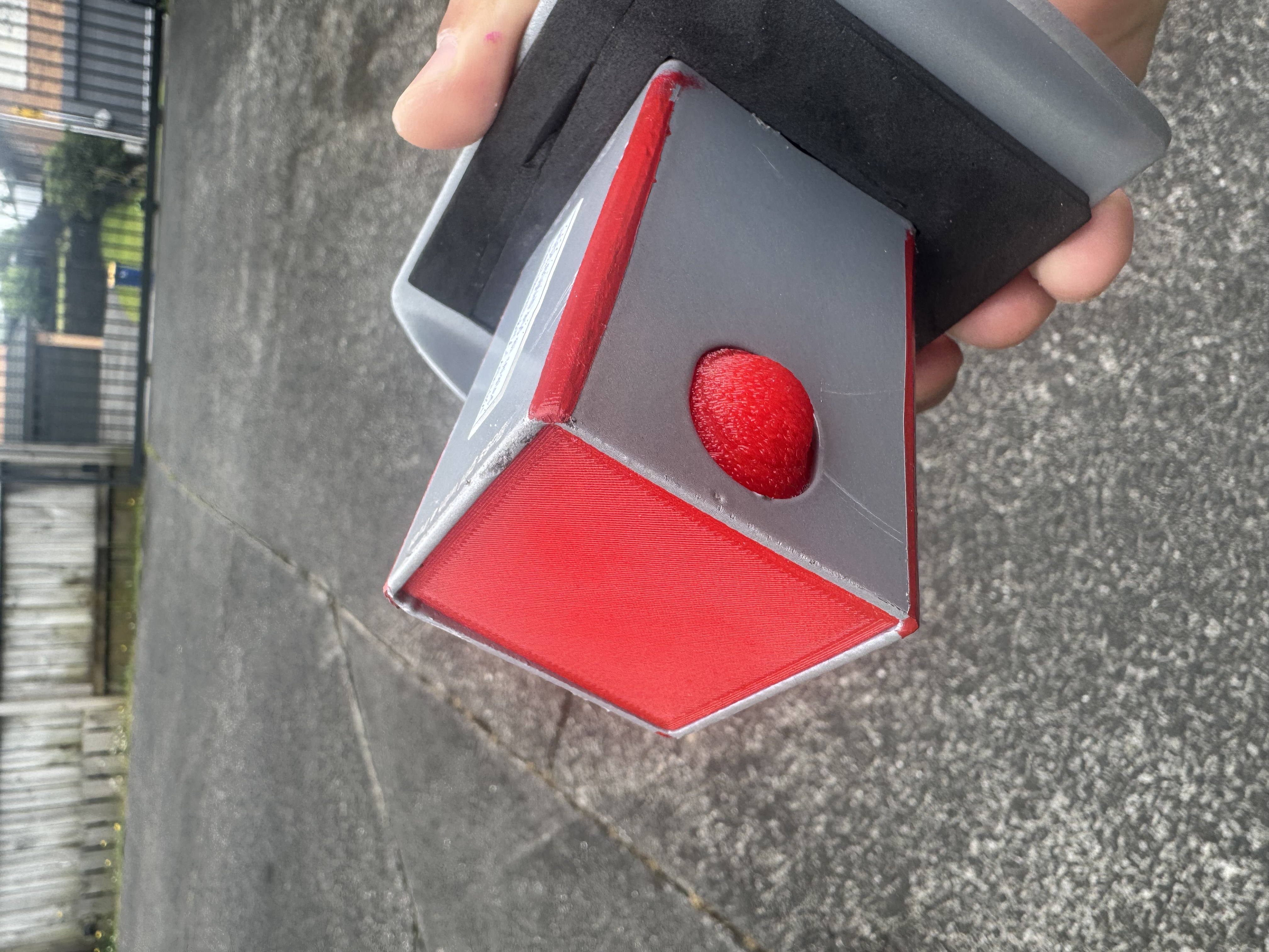 2" hitch receiver cover pin-less TPU fitting block