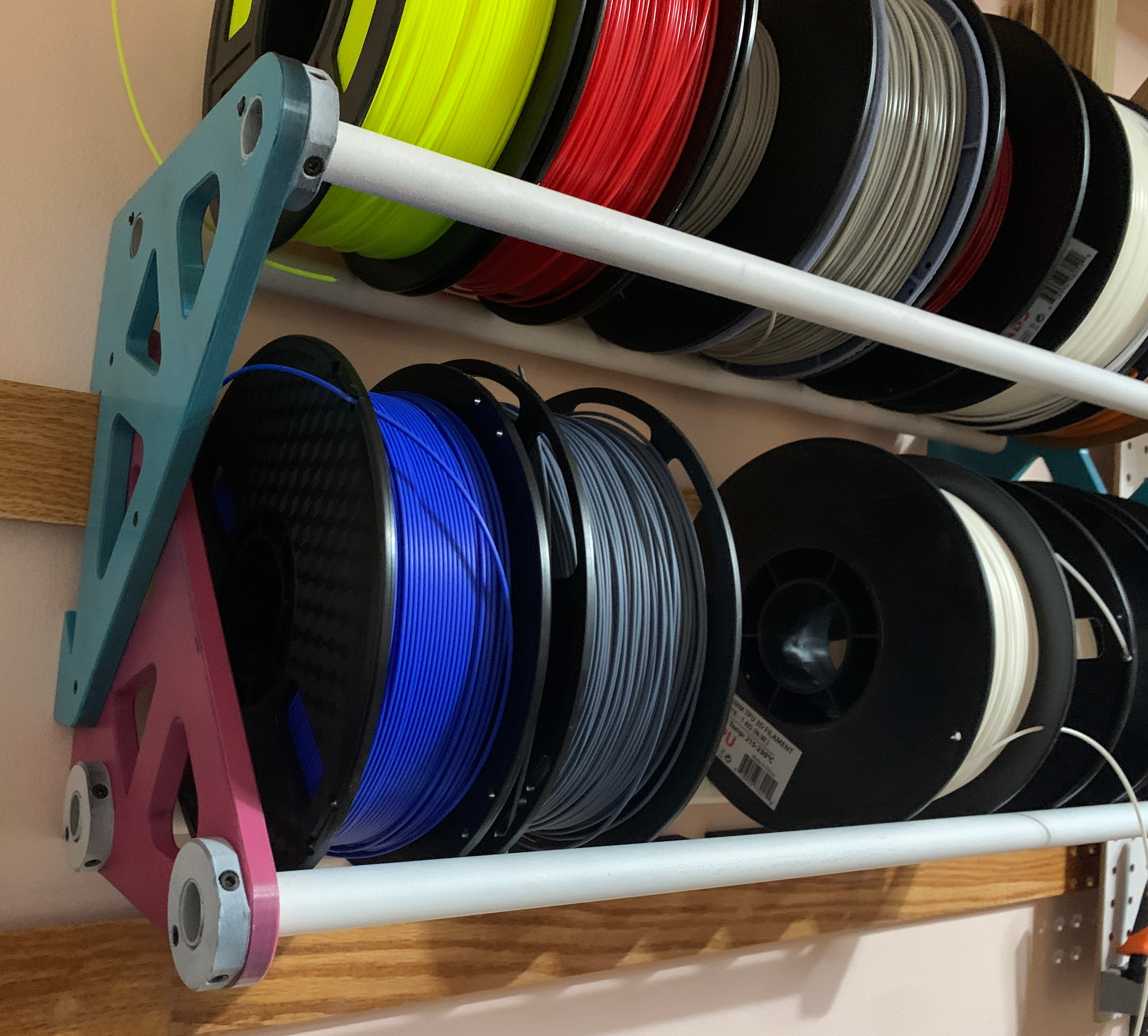 Reversible Double-Deck-able  RepRack shelf