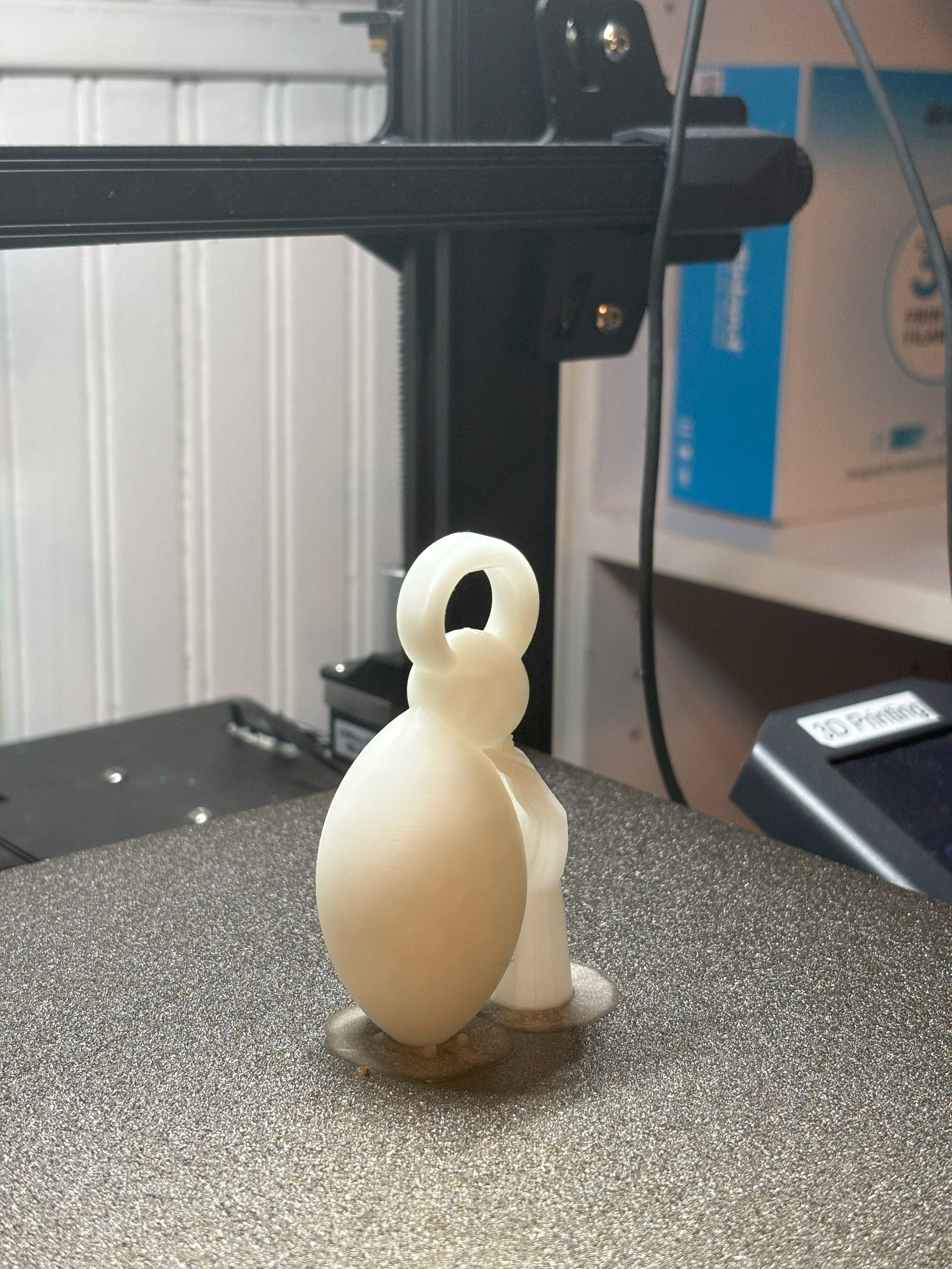Budding yeast christmas ornament