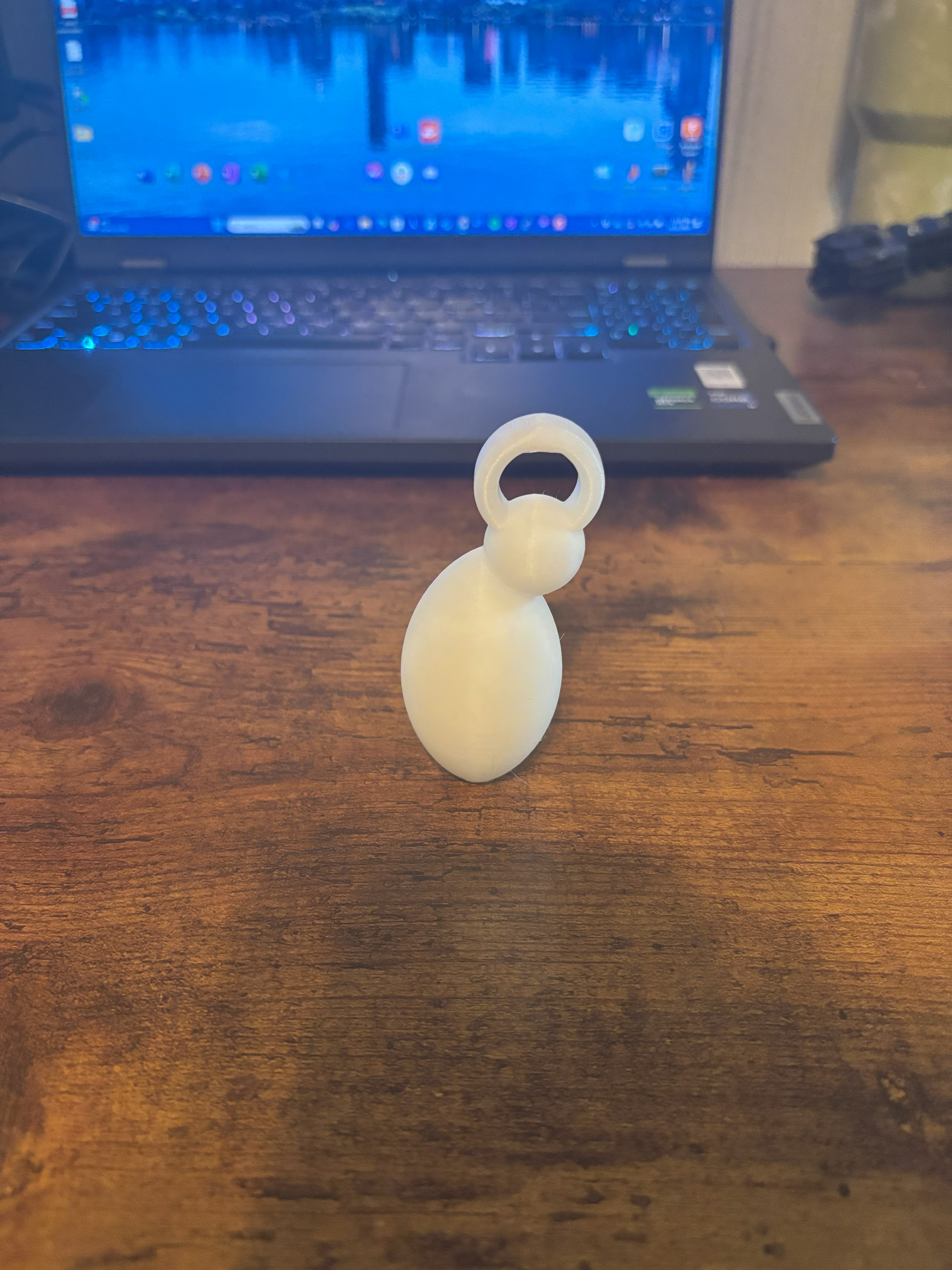 Budding yeast christmas ornament