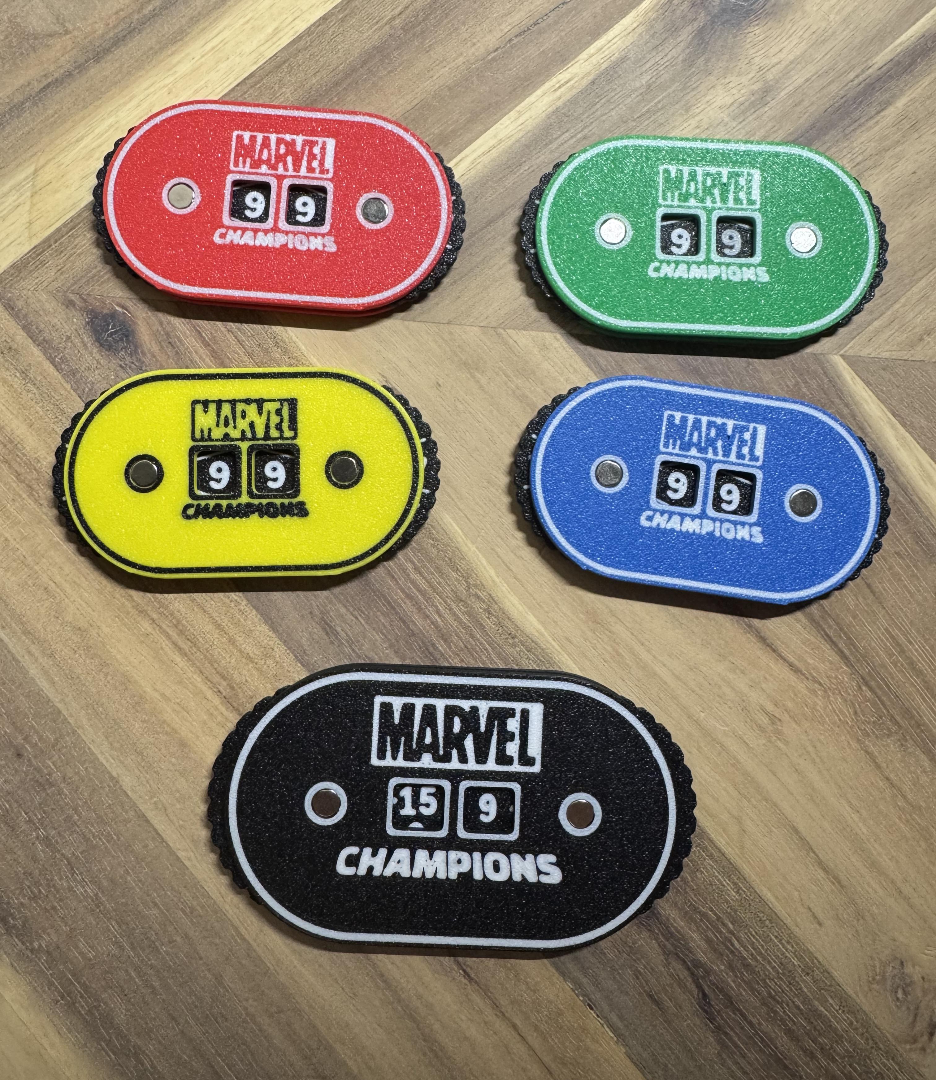 Marvel Champions Magnetic Health Dials