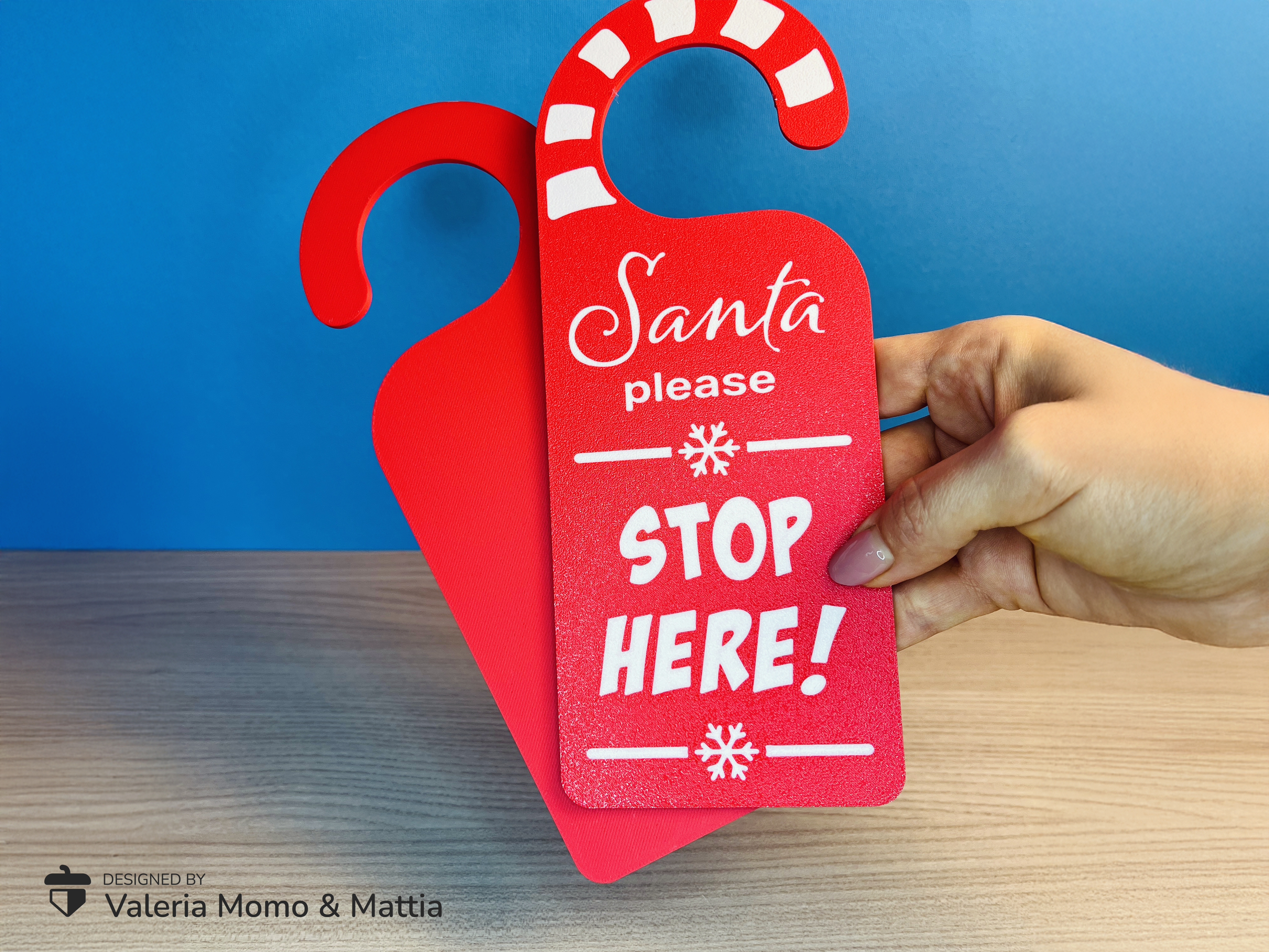 Santa Stop Here Door Hanger