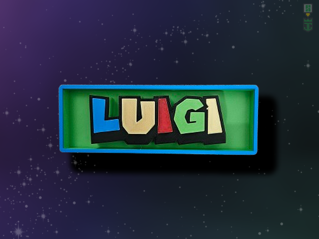 Luigi Cinema Film Room Sign Box
