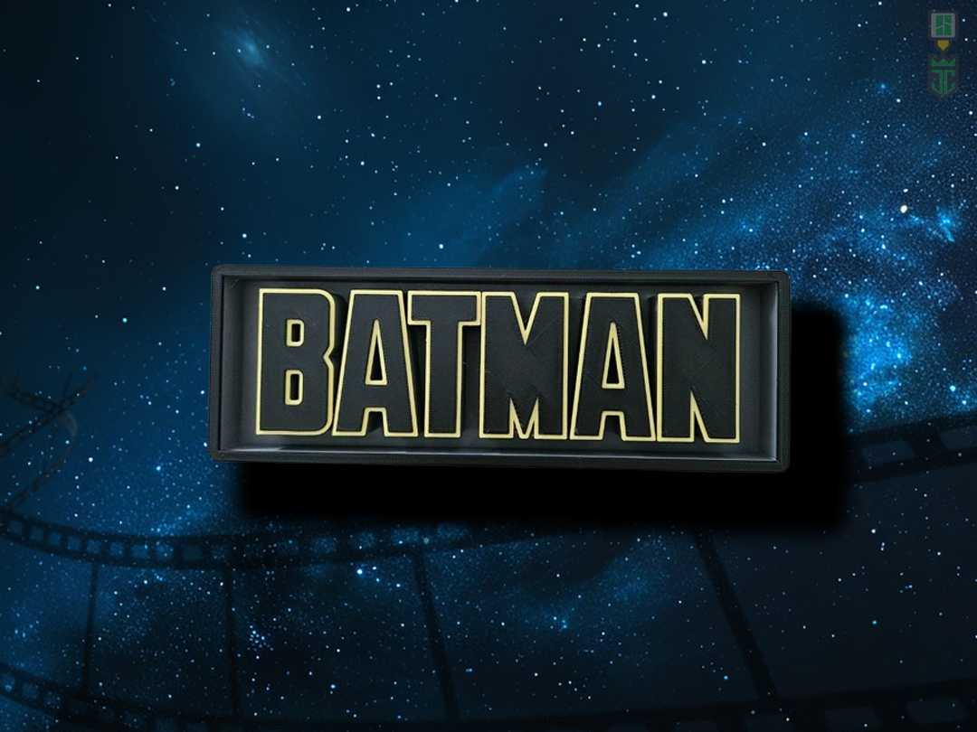 Batman Cinema Film Room Sign Box