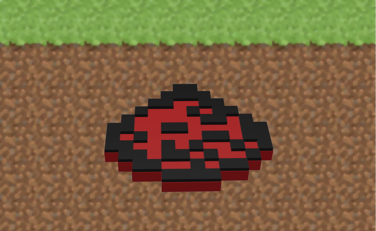 Miniatura 2 do modelo 3D Minecraft Redstone Dust Keychain