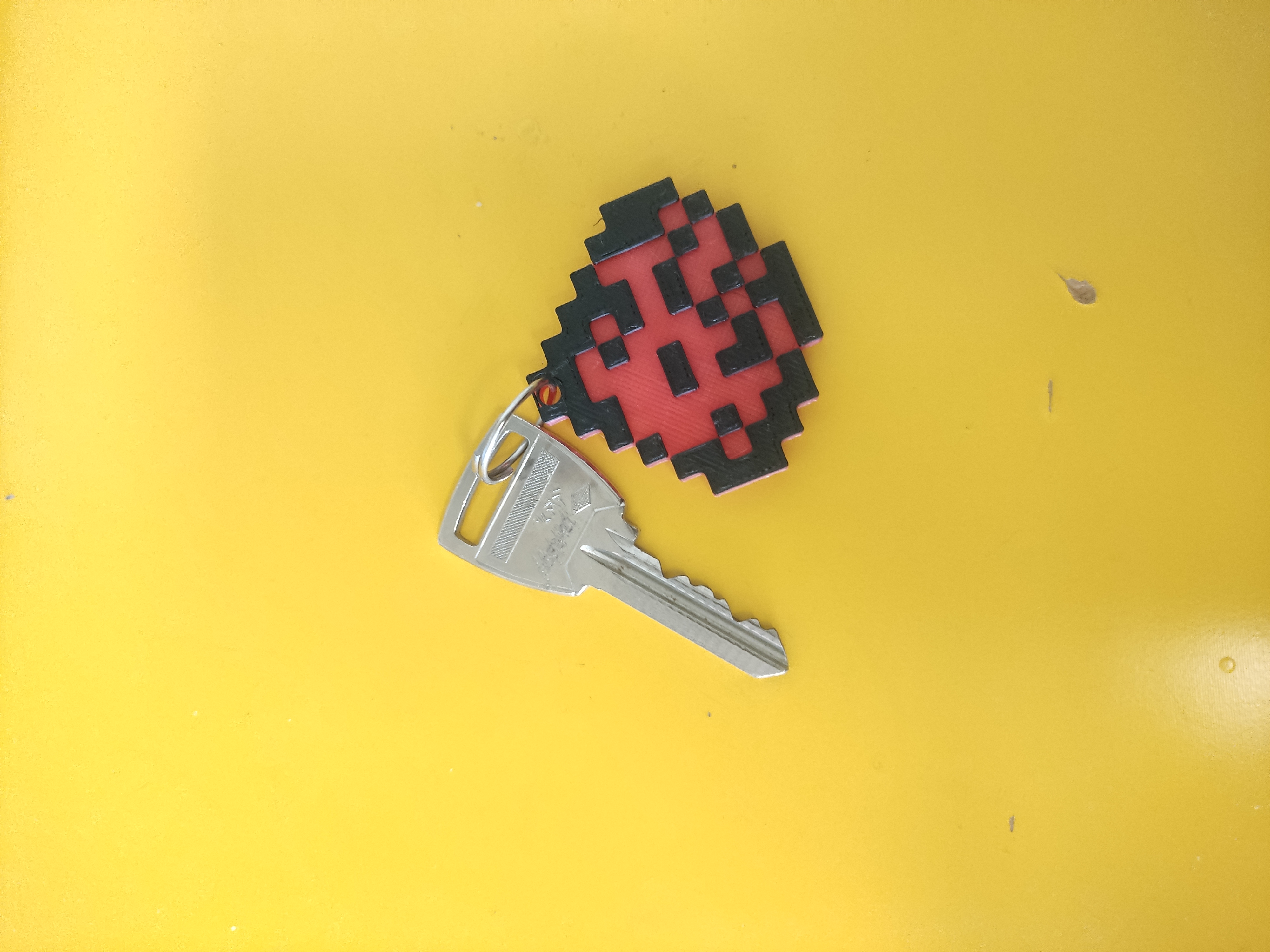 Minecraft Redstone Dust Keychain
