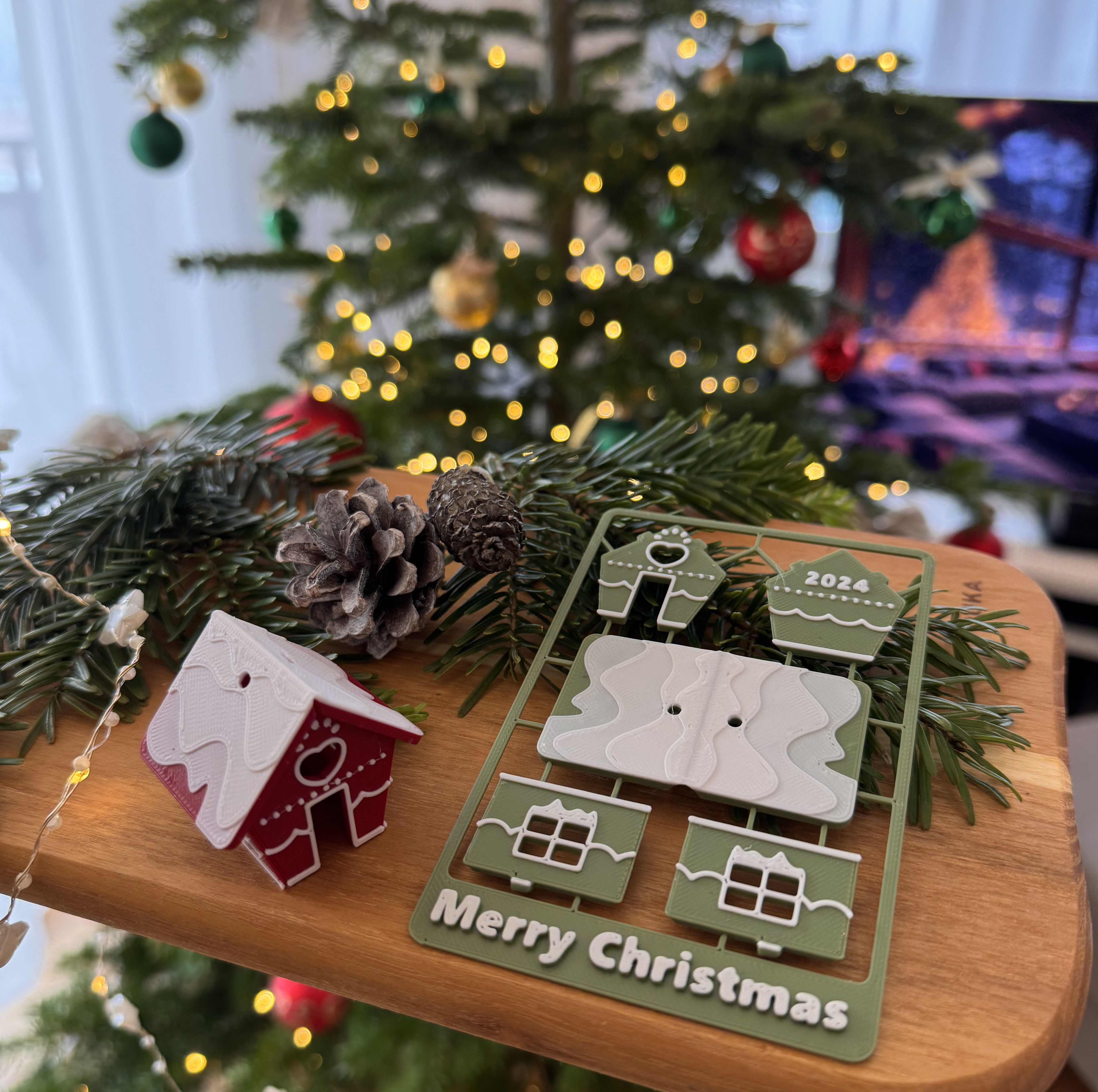 Christmas House Kit Card