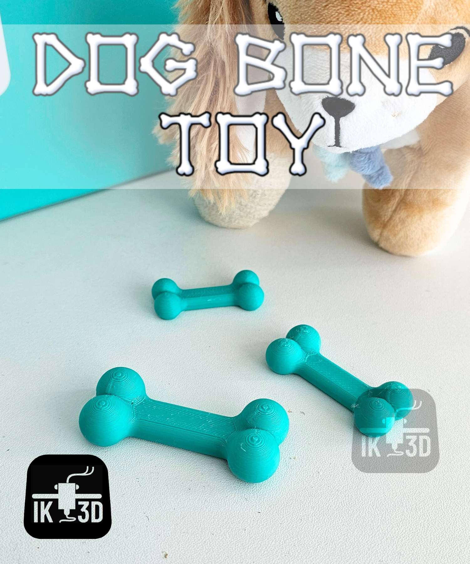Dog Bone Toy / Puppy Plush Accessories — miniatura 2