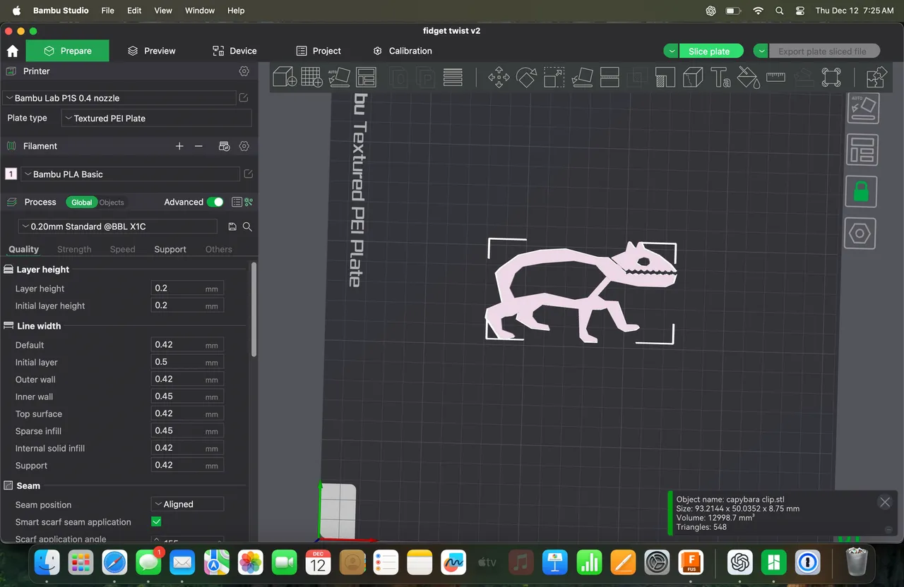 capybara clip by Cohen Hill | Download free STL model | Printables.com