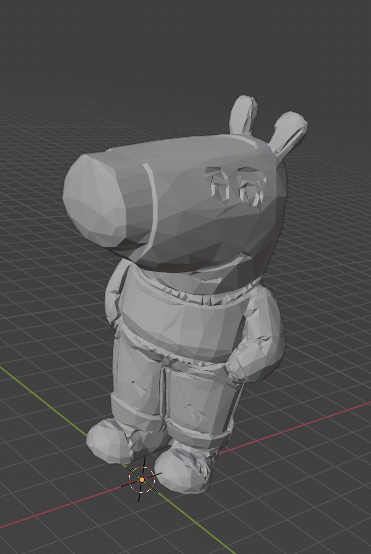 Miniatura 3 do modelo 3D Chill Guy Medium and low poly