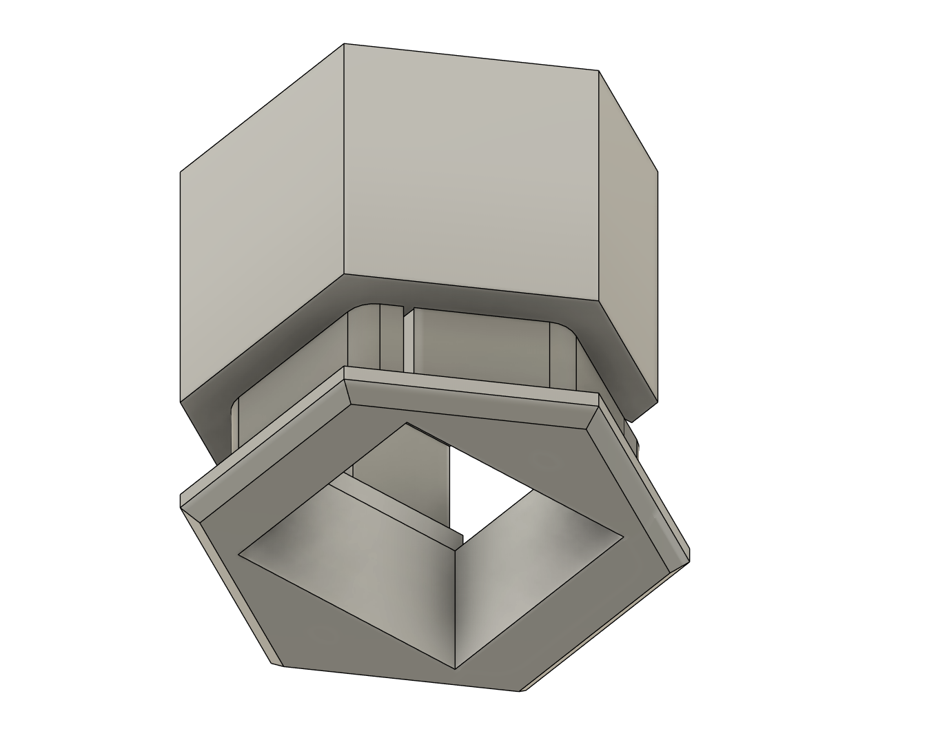 Voron Skirt Keystone for USB/Ethernet
