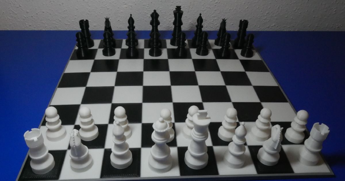 Print2Play: Chess Set par print3Dtv Téléchargez gratuitement un