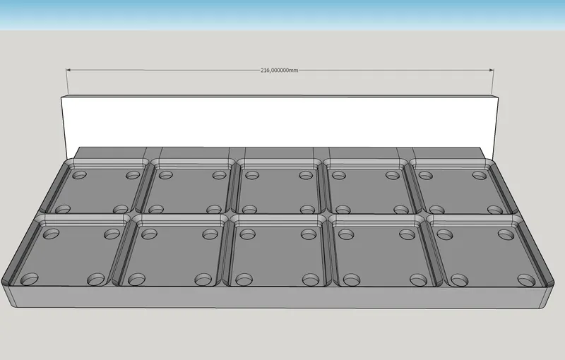 gridfinity 2x5 holder for modula system by Richard Schalander ...