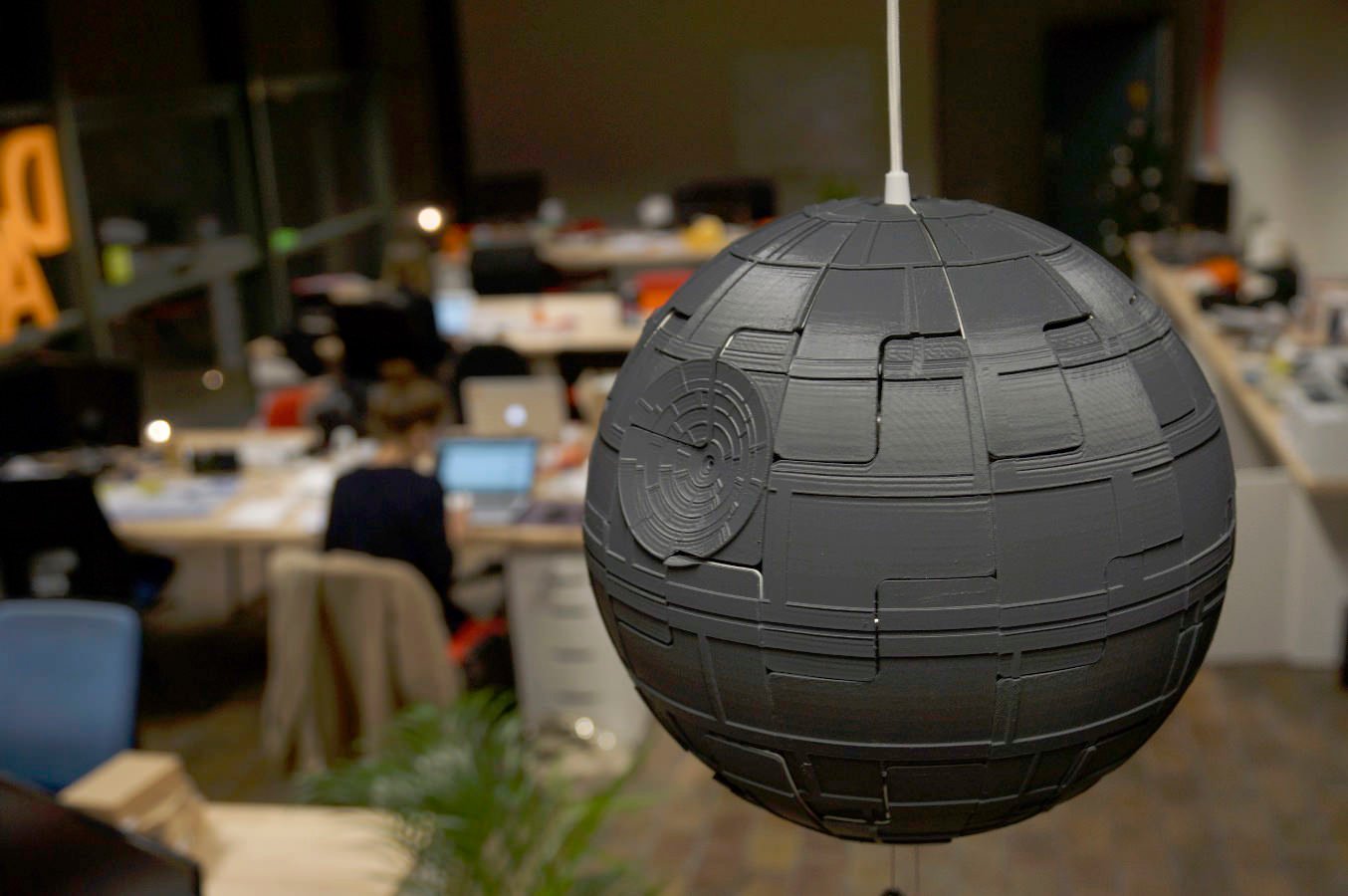 Death Star for Ikea lamp (PS 2014) BY dagoma3D