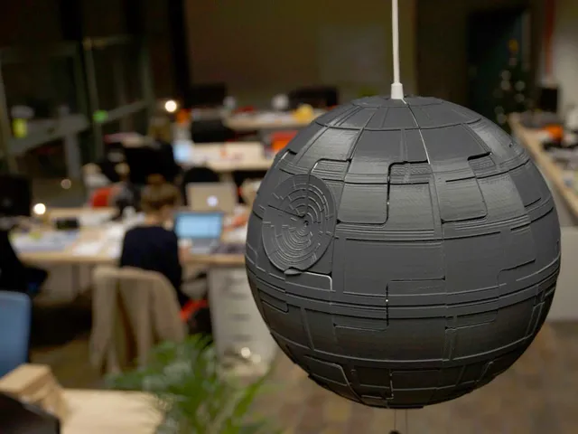Death Star for Ikea lamp (PS 2014) BY dagoma3D