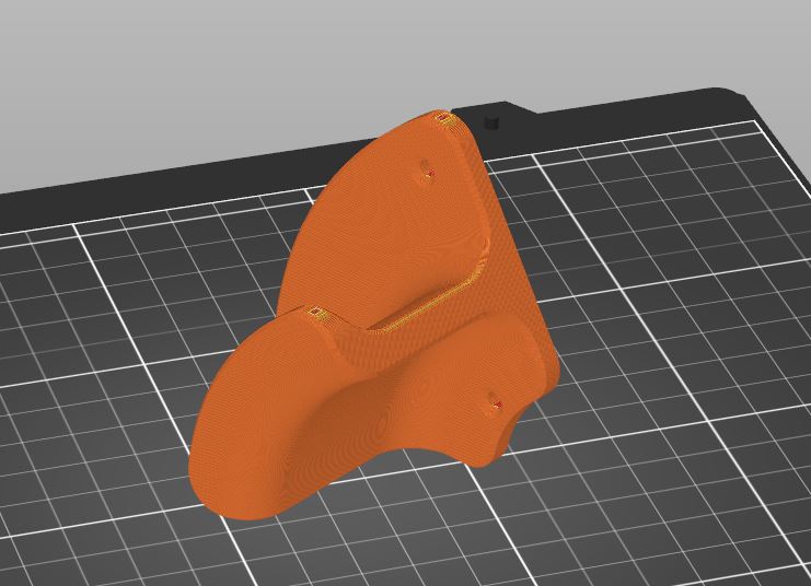 Miniatura 2 do modelo 3D Headset Wall Mount ( Parametric )