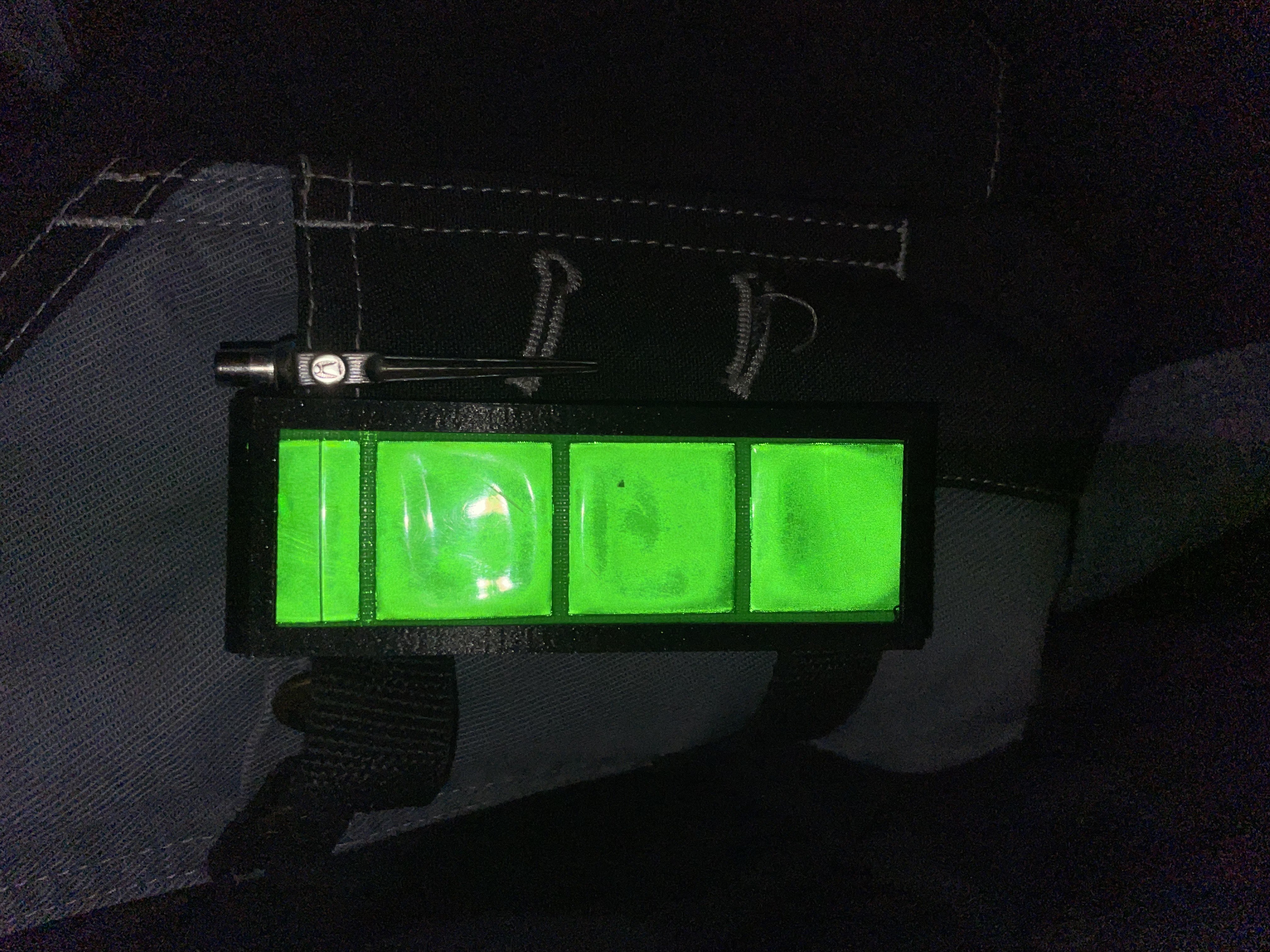 Reflective tape clip