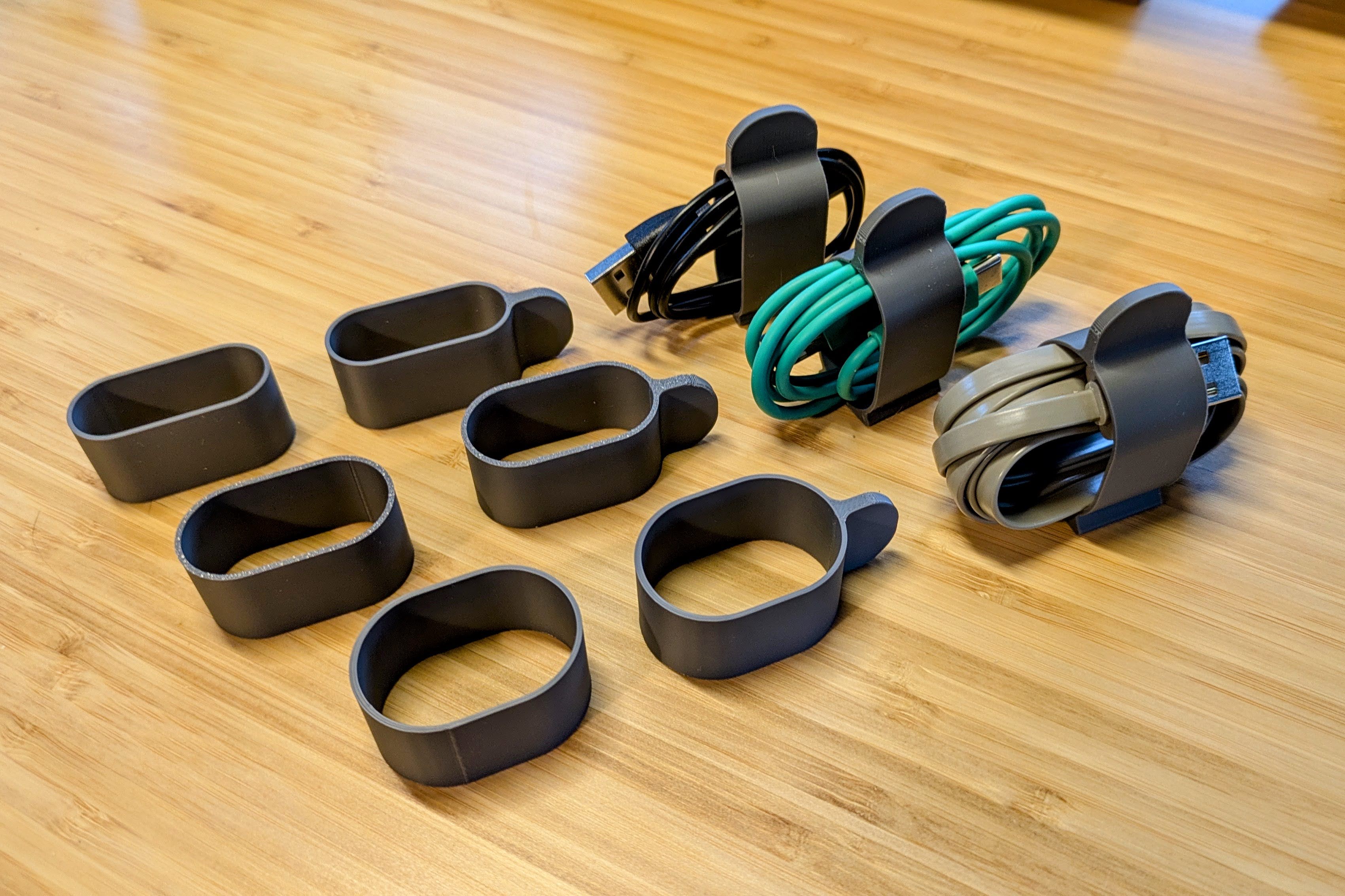 Minimalistic cable organizers