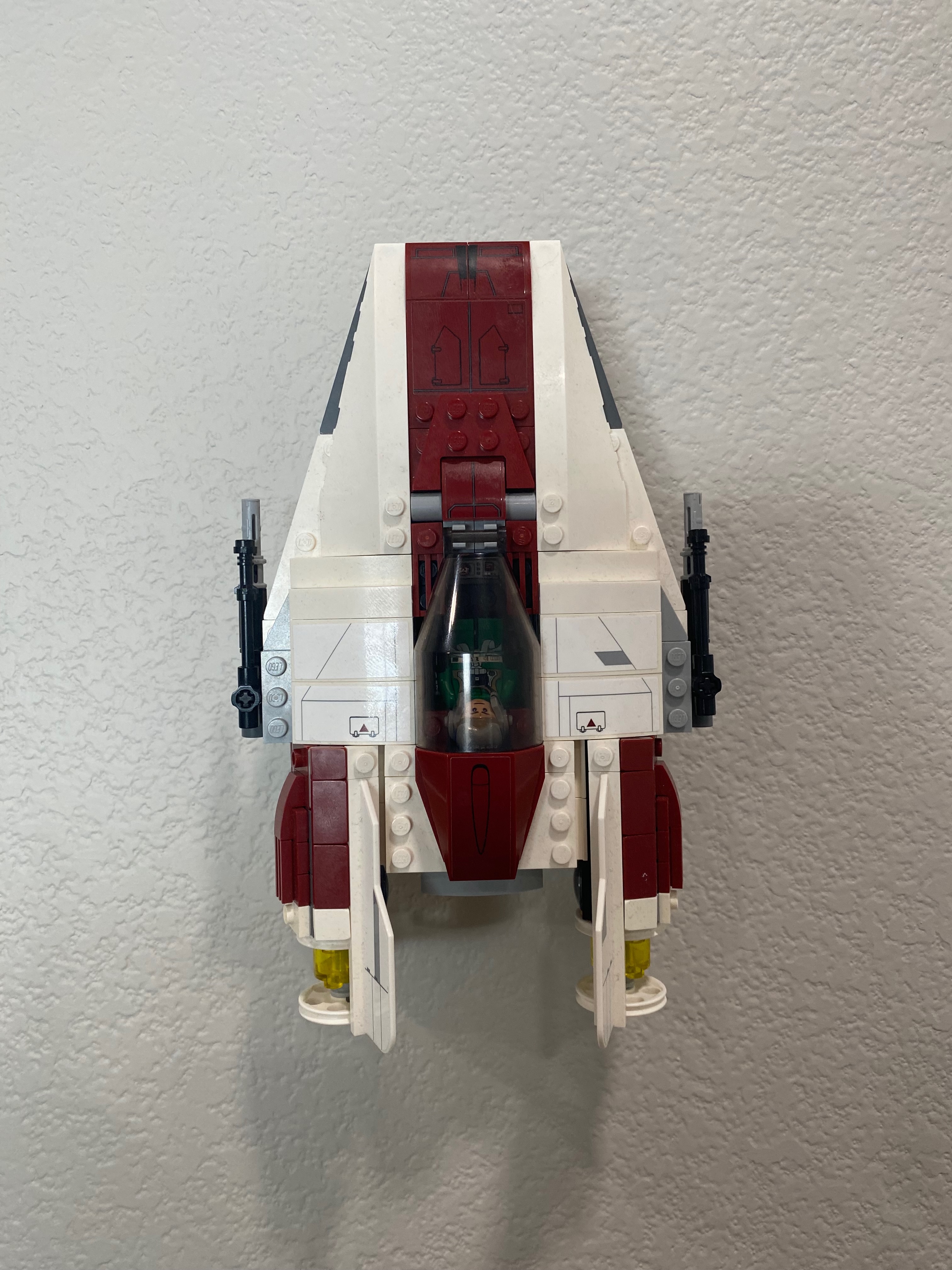 Wall Mount for LEGO A-Wing (Kit 75175)