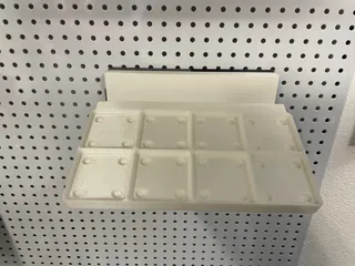 gridfinity 2x4 bin holder for the modula system