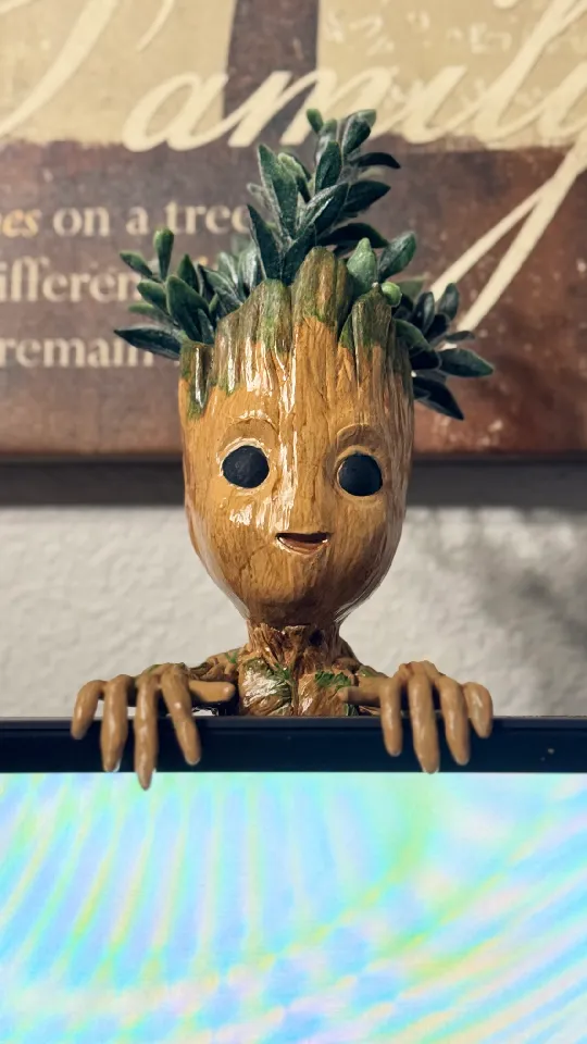 Baby Groot Monitor Hugger by Jim Townsend | Download free STL model ...