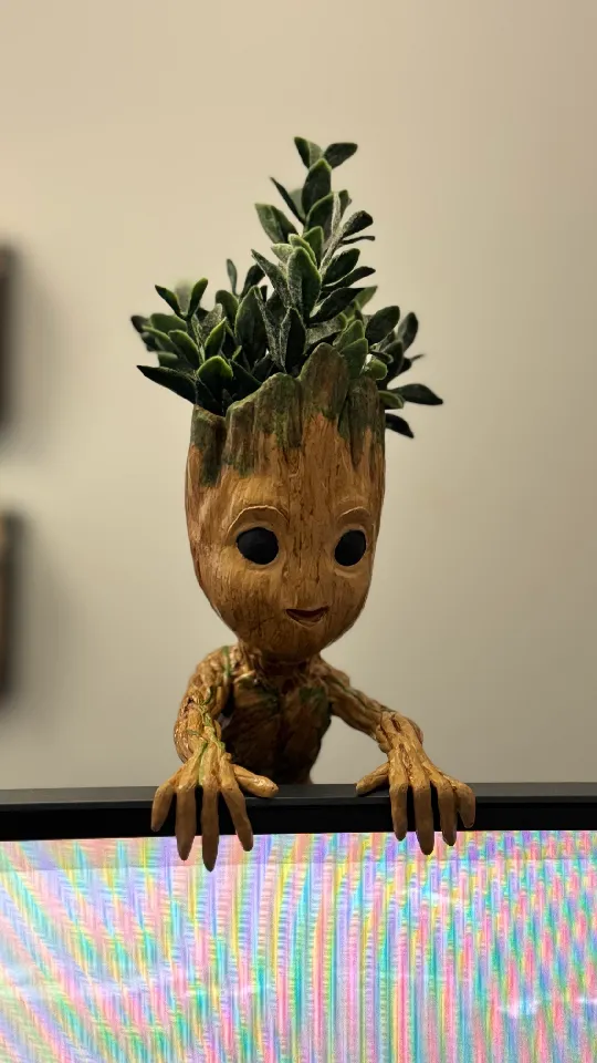 Baby Groot Monitor Hugger by Jim Townsend | Download free STL model ...
