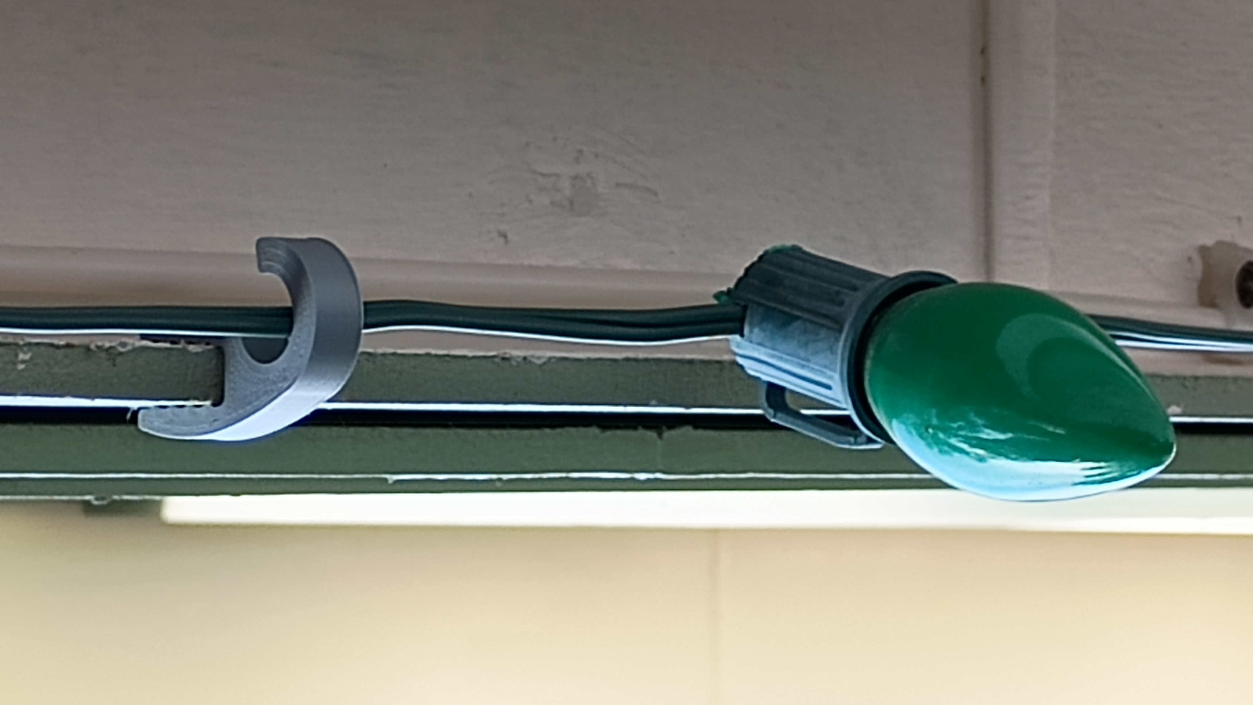 Hardiplank siding light hook