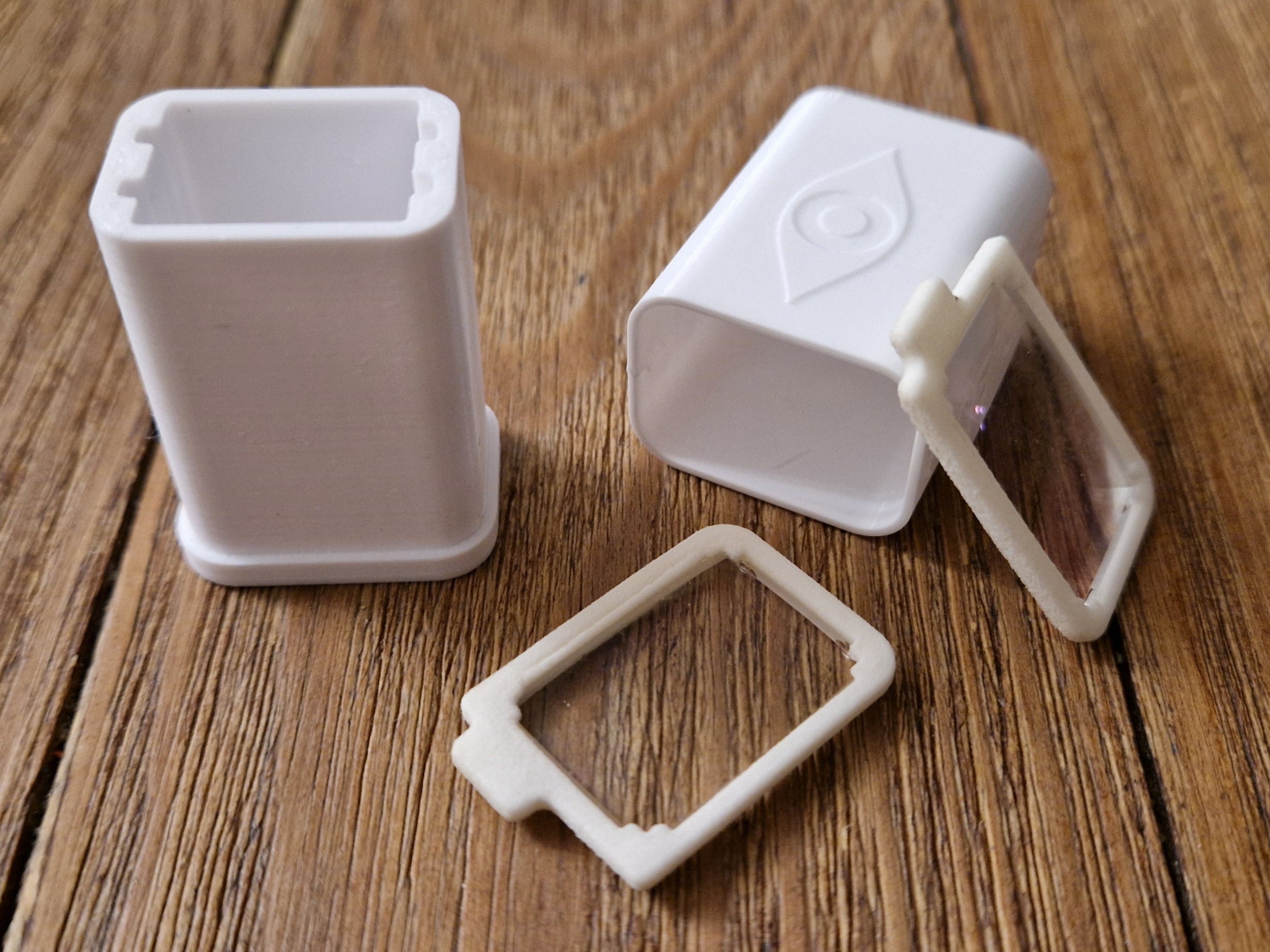 Storage box for Fatshark FPV goggle diopter lenses.