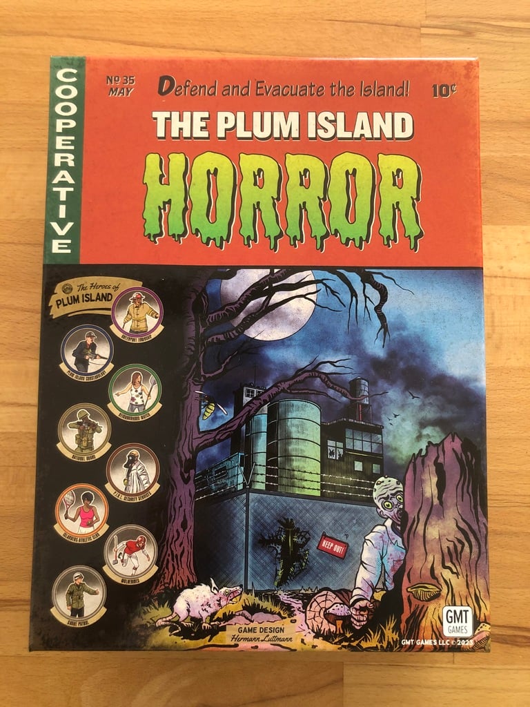 Plum Island Horror Board Game Insert