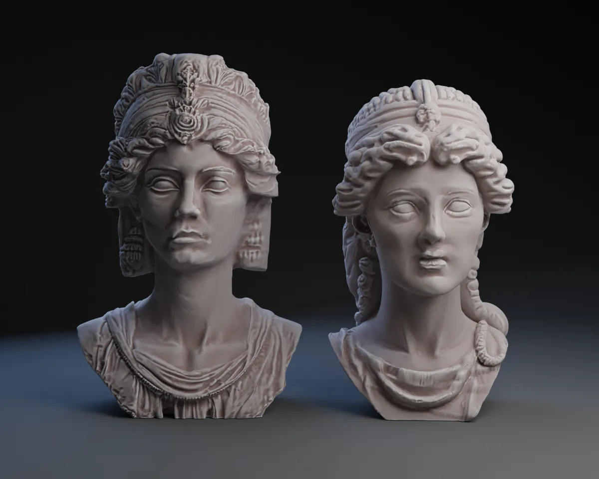 STL II Selene Selene full and bust version from Hades 2 ————————— Fan art  main image 2