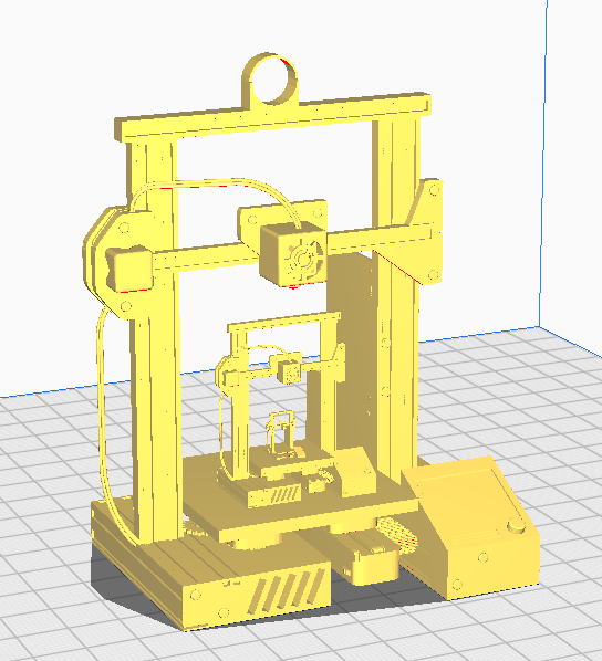 3D printer printing a 3D printer printing a 3D printer ornament