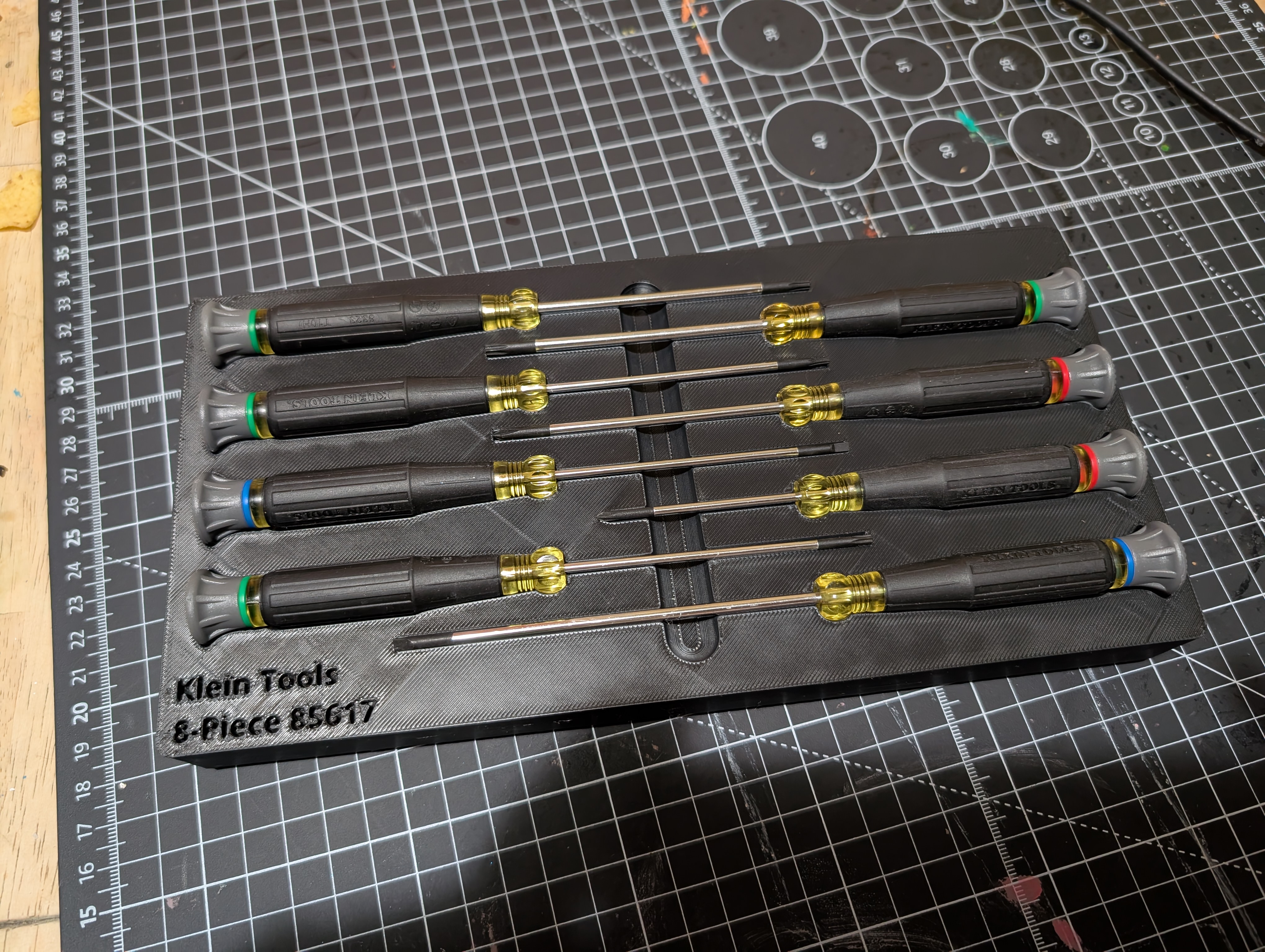 Klein Tools Precision Screwdriver 85617 Gridfinity Tray