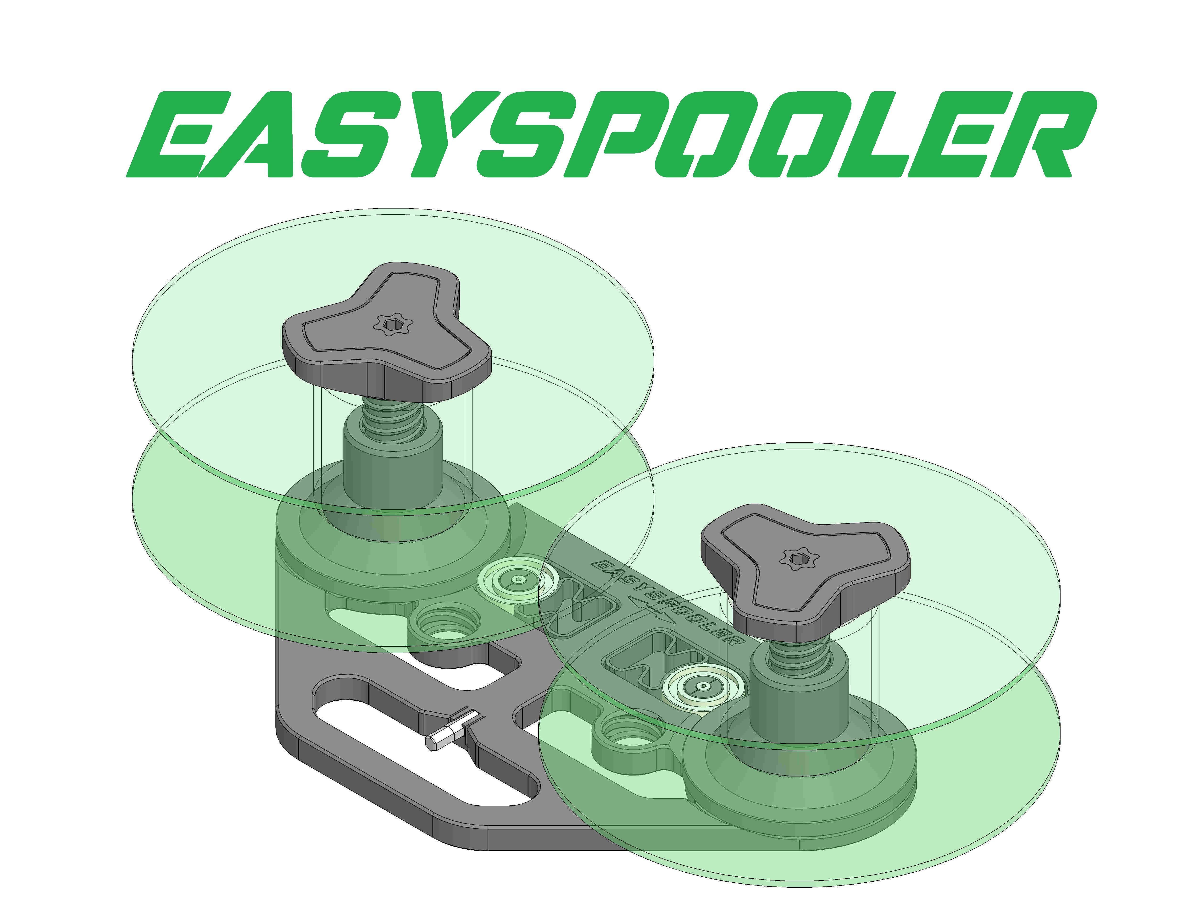 Filament Respool Rig EASYSPOOLER filament respooling tool por Willi | Descargar modelo STL ...
