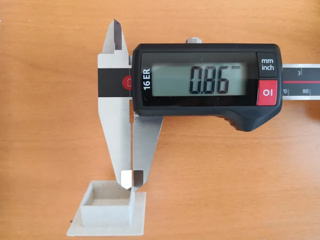 Calibration Cube - wall thickness - new filament - extrusion