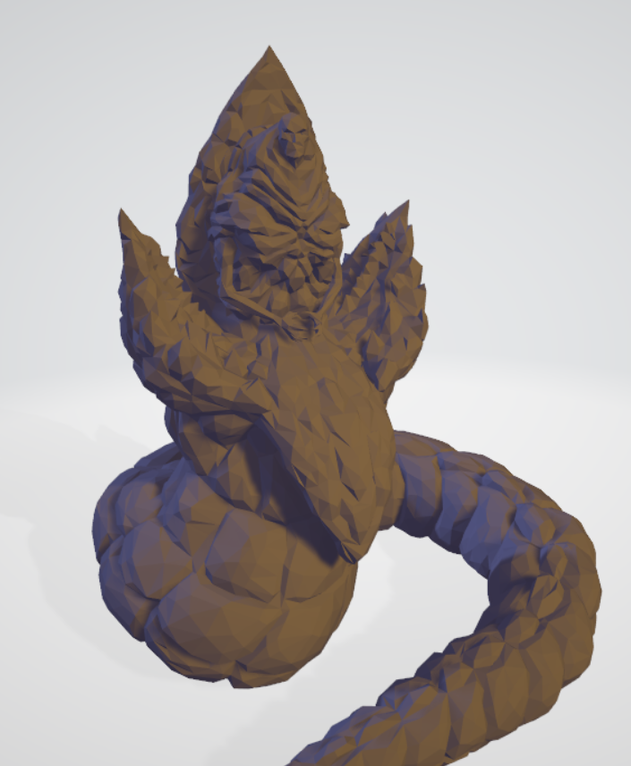 Low Poly God Emperor Leto II