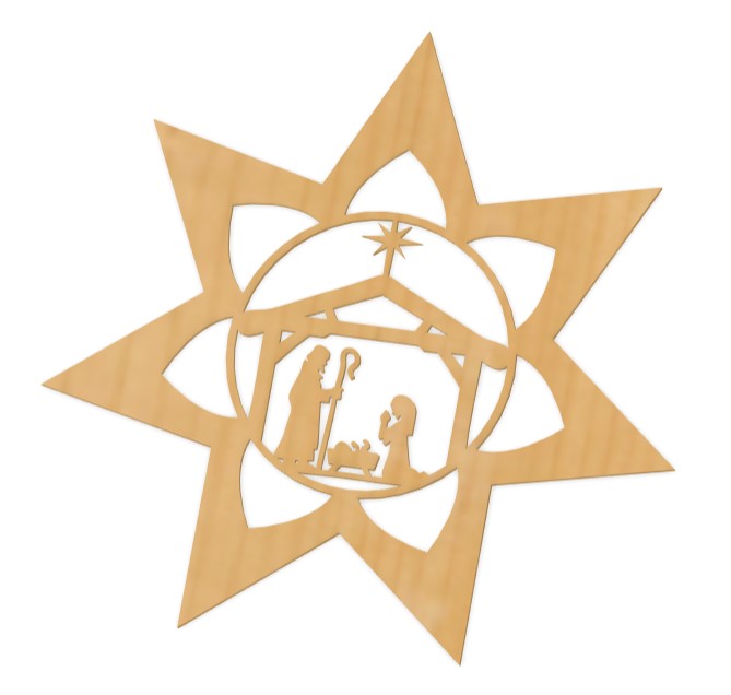 Weihnachtsdekoration Christi Geburt - Christmas decoration Nativity of Christ