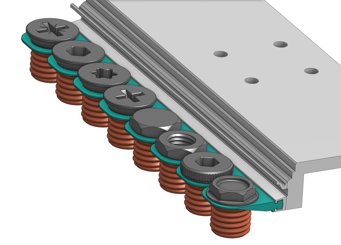Holder with screw boxes of various types — miniatura 3