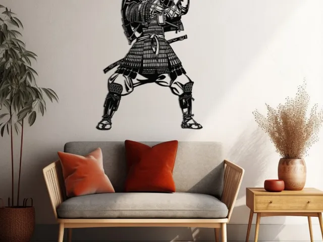 Japan Samurai Warrior Wall Art