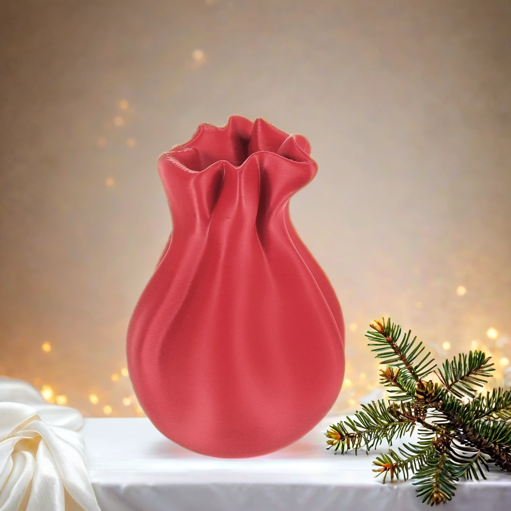 Santa's Sack Vase