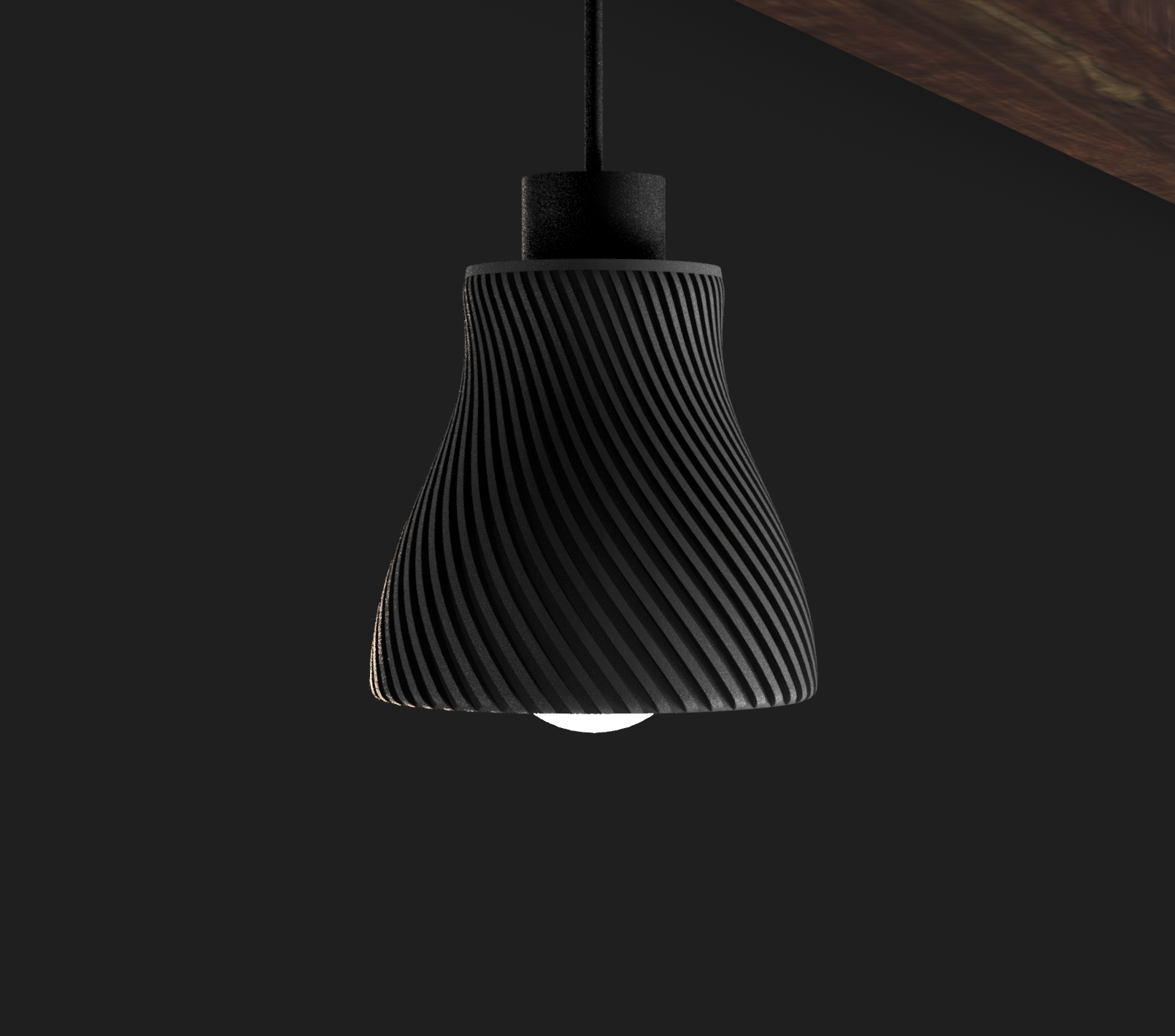 Spiral Lamp Shade (Vase mode)