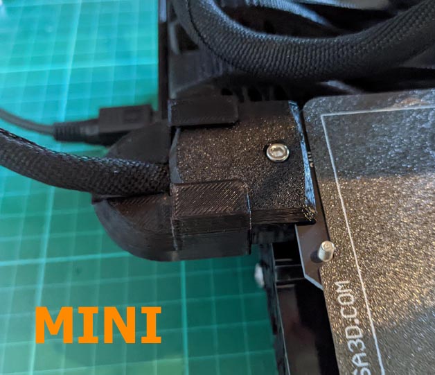 MK3 or MINI Heatbed Cable Support (Easy Clip On) — miniatura 5