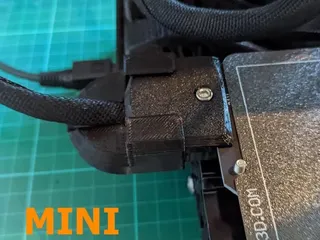 Prusa MINI+ Heatbed cable support (clip on) by StevenTh, Download free STL  model